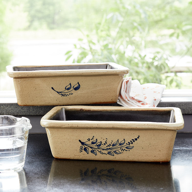 Farm Floral Ceramic Loaf Pan