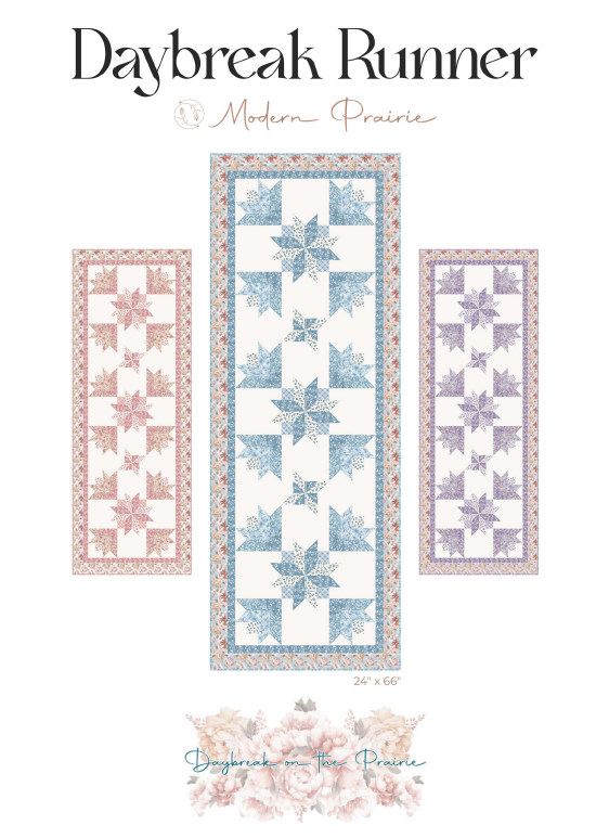 Daybreak on the Prairie: Table Runner Pattern (Digital Edition)