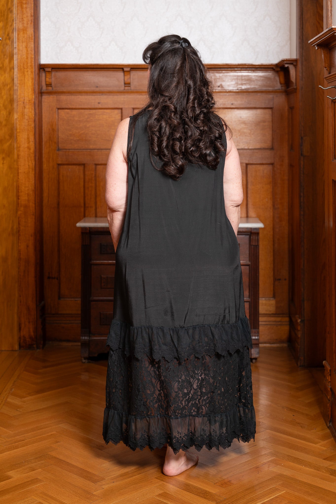 Camile Slip in Black