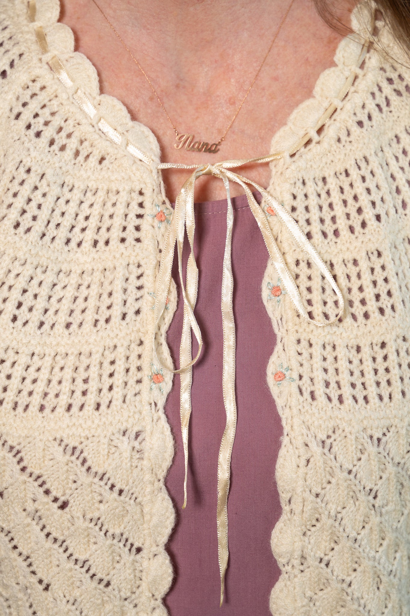 Precious Crochet Open Cardigan