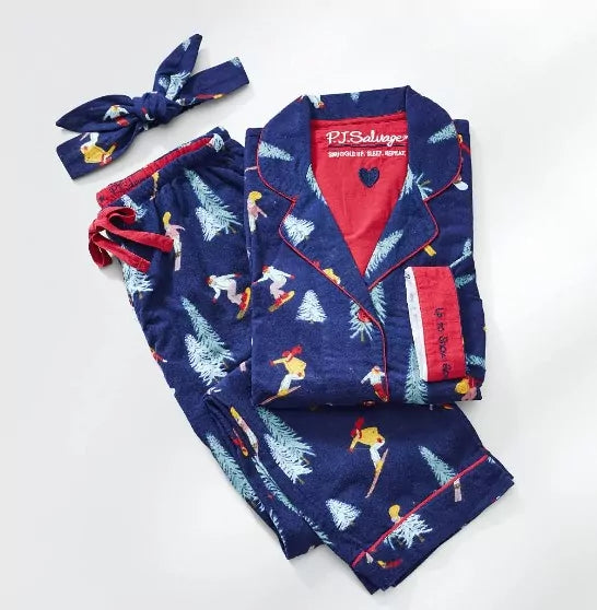 Up to Snow Good Pajamas and Headband Set