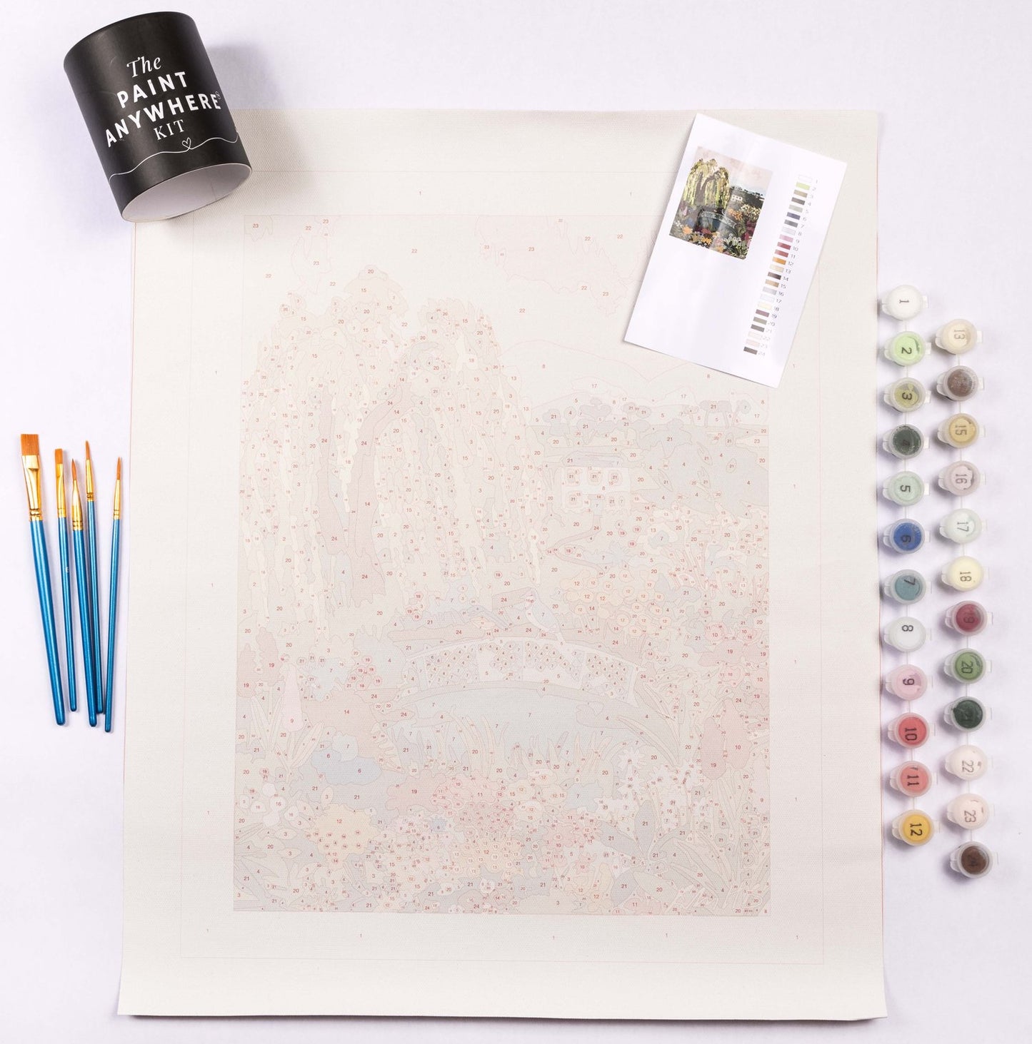 Spring Garden Paint-By-Numbers Kit