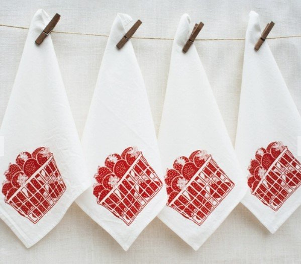 Strawberry Fields Napkins, Set of 4