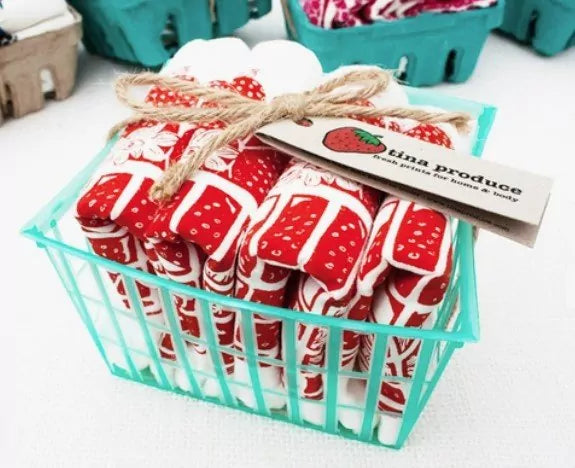 Strawberry Fields Napkins, Set of 4