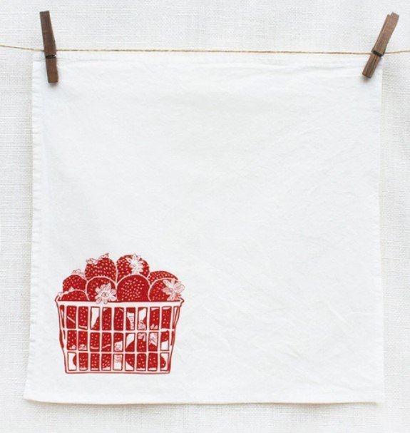 Strawberry Fields Napkins, Set of 4