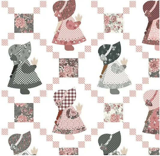 A Walk on the Prairie White 108" Wide, Fabric by the Yard