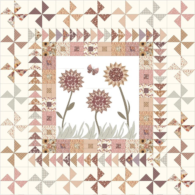 Sunflower Surprise Online Quilt Course