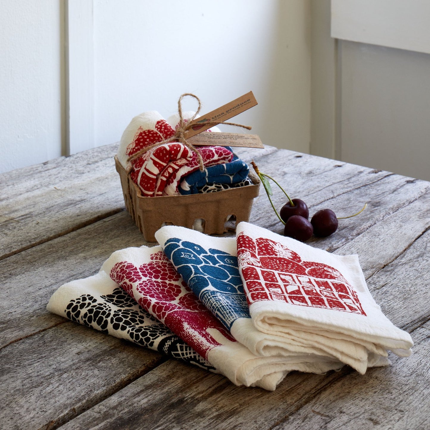 Berry Happy Napkins, Set of 4