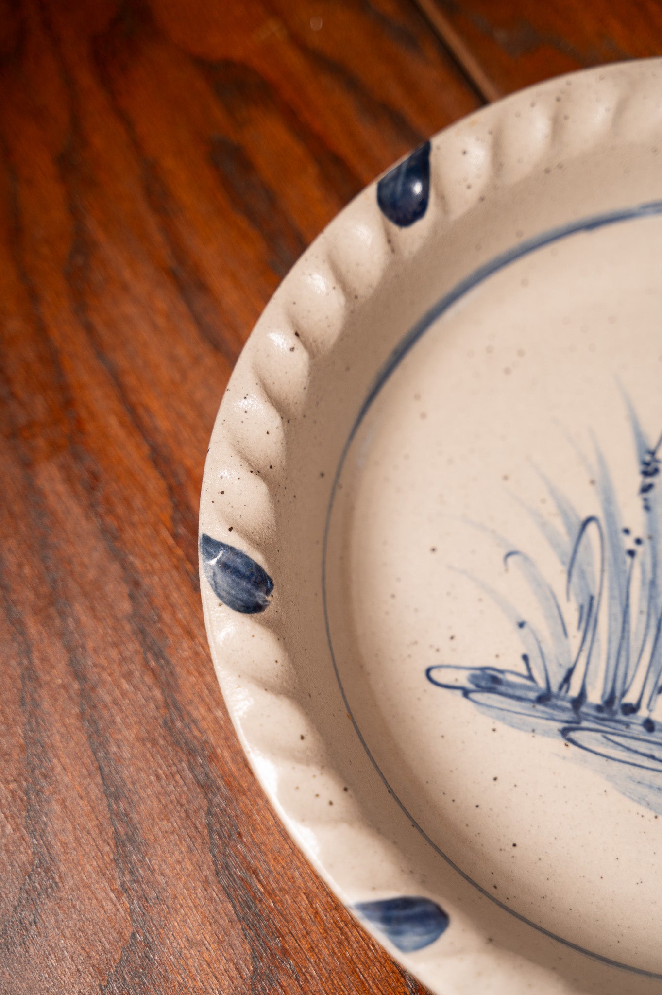 Wildflower Ceramic Pie Plate