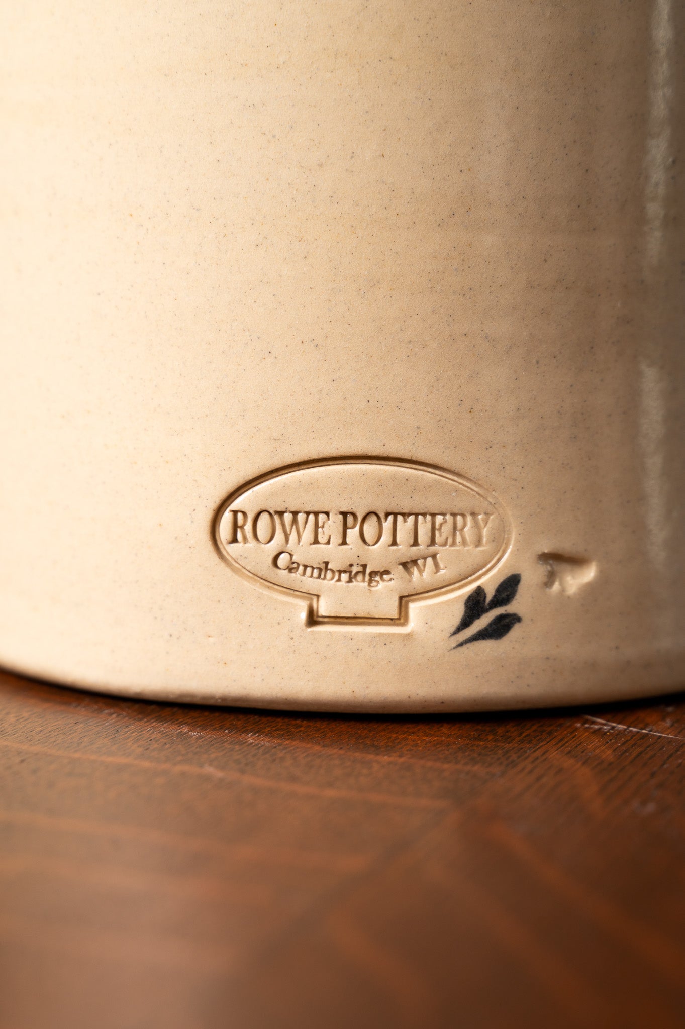 Winter Birch Handled Half-Gallon Crock