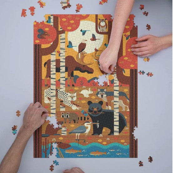 Woodland Forest Animals Jigsaw Puzzle