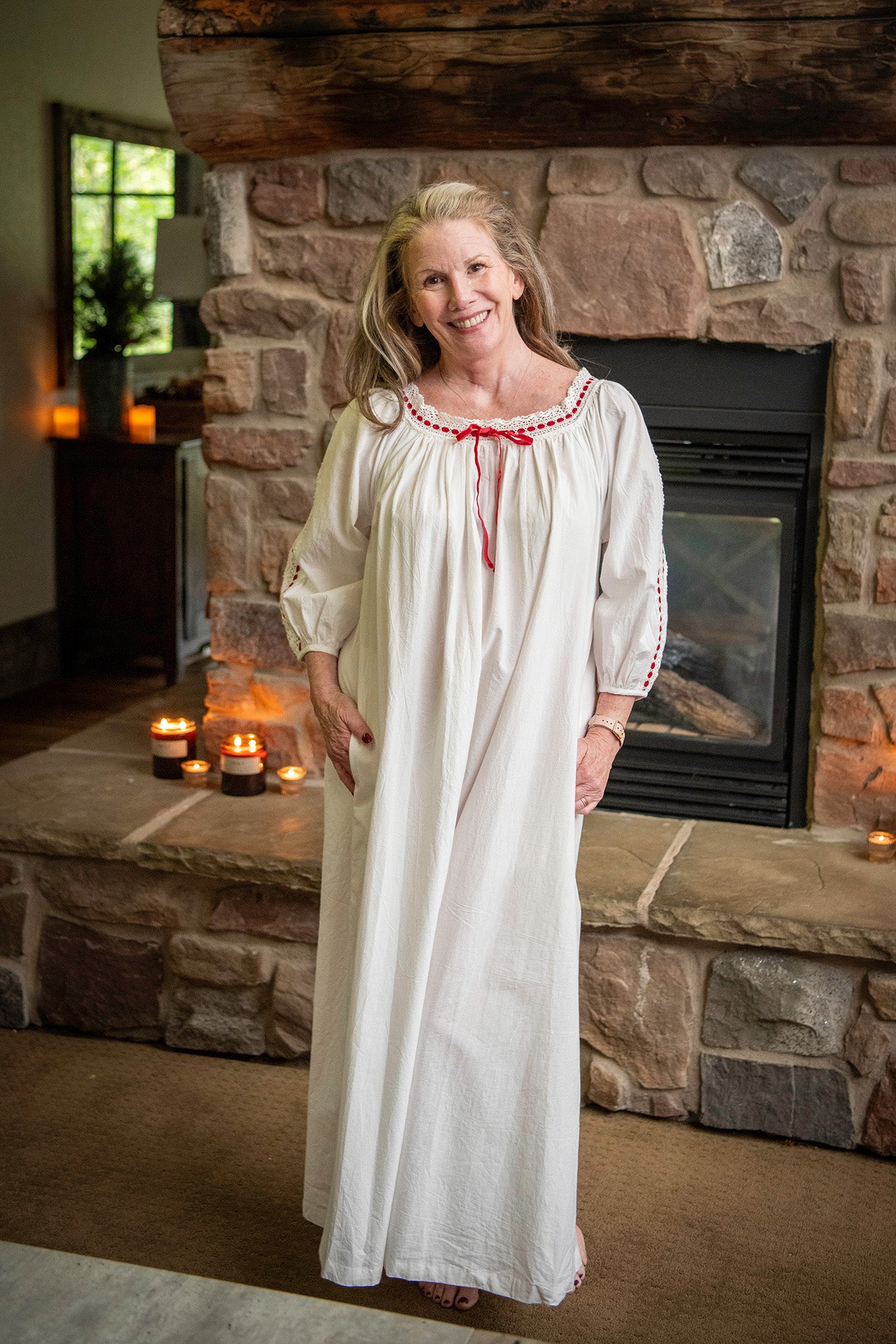 sleeping dress Ekouaer 3 Pack Nightgowns for Women Short Sleeve Sleepshirt Night Shirts The lace dress also be a perfect gift for your mom 100% Silk Sleeping Dress, Vietnam