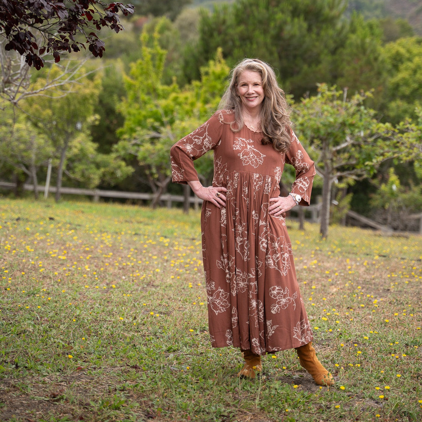 The Autumn Rose Dress