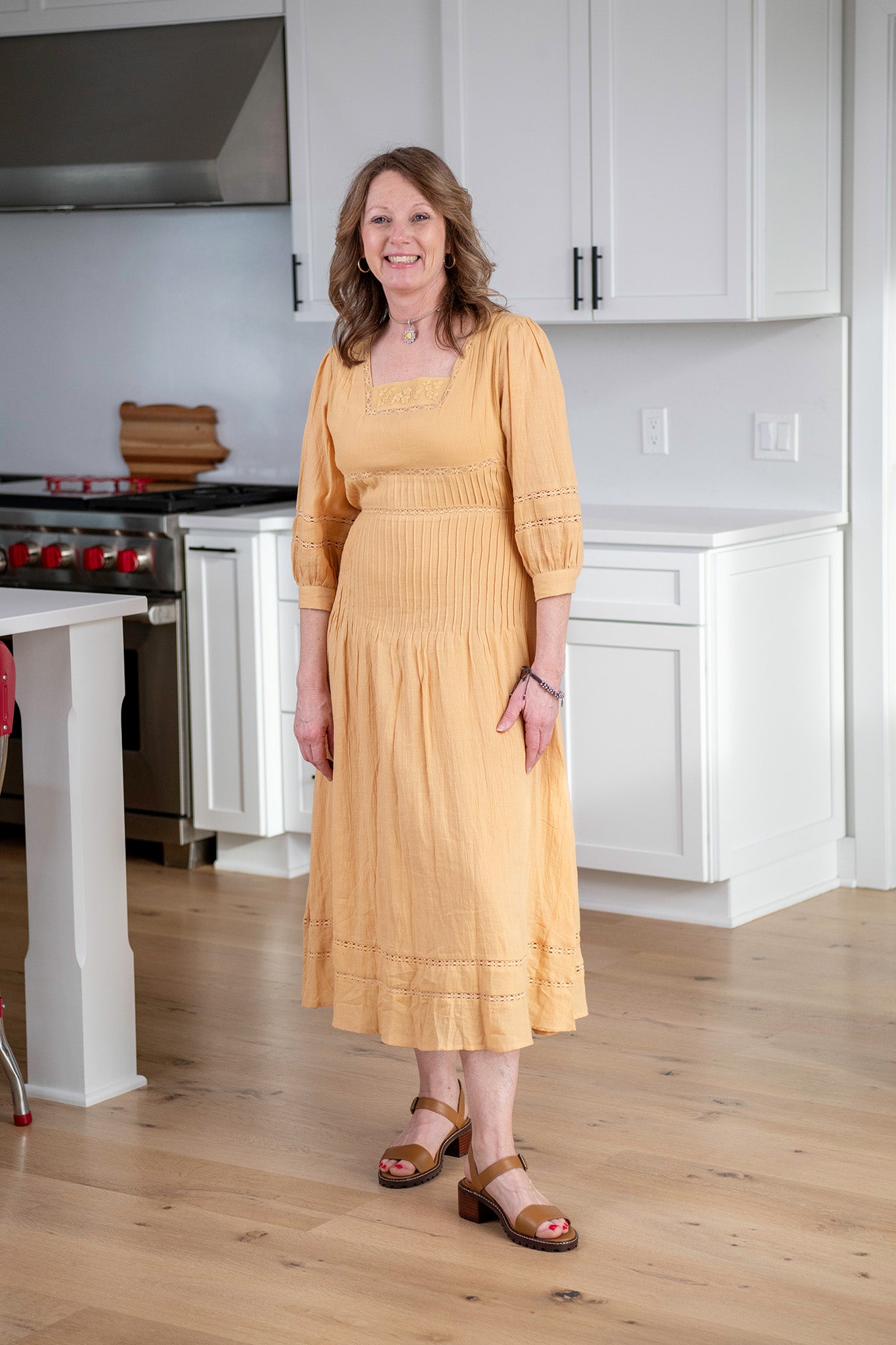 The Bespoke Dress in Golden Yellow