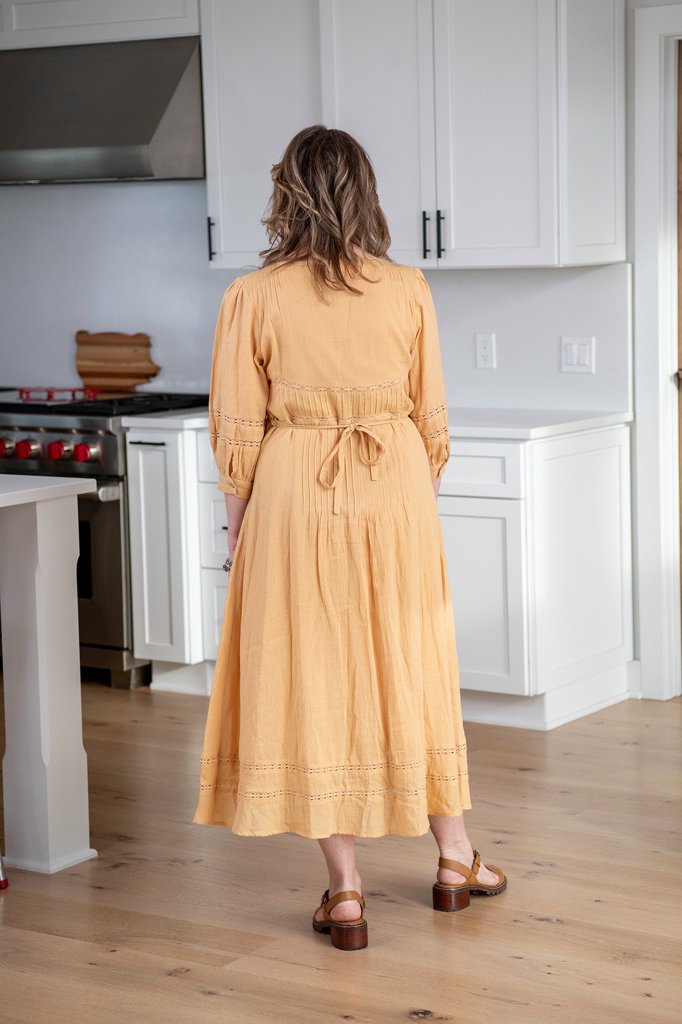 The Bespoke Dress in Golden Yellow