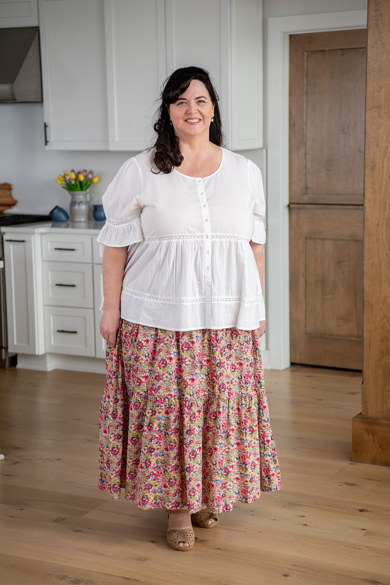 Bianca Blouse in Broken White