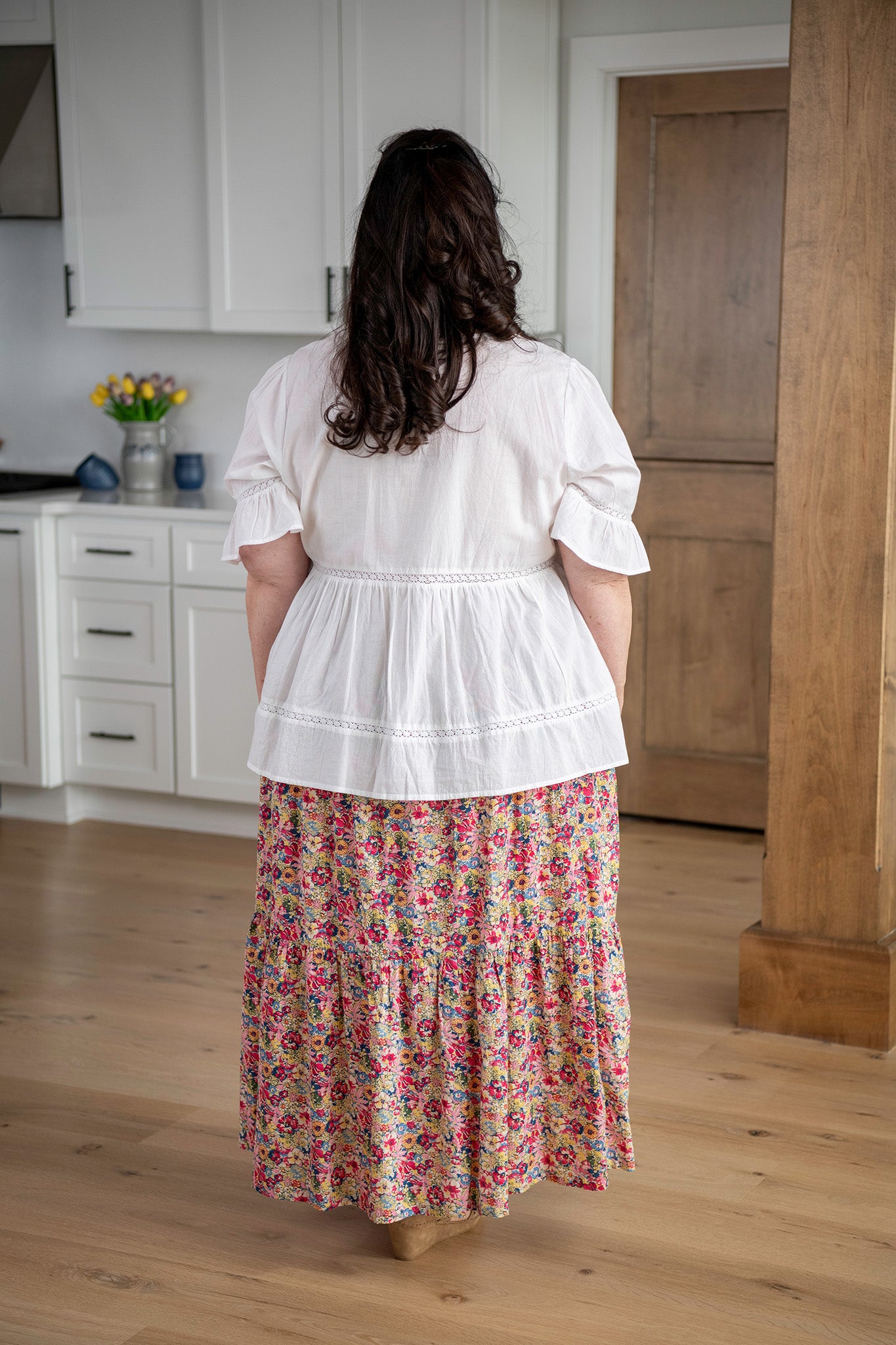 Bianca Blouse in Broken White