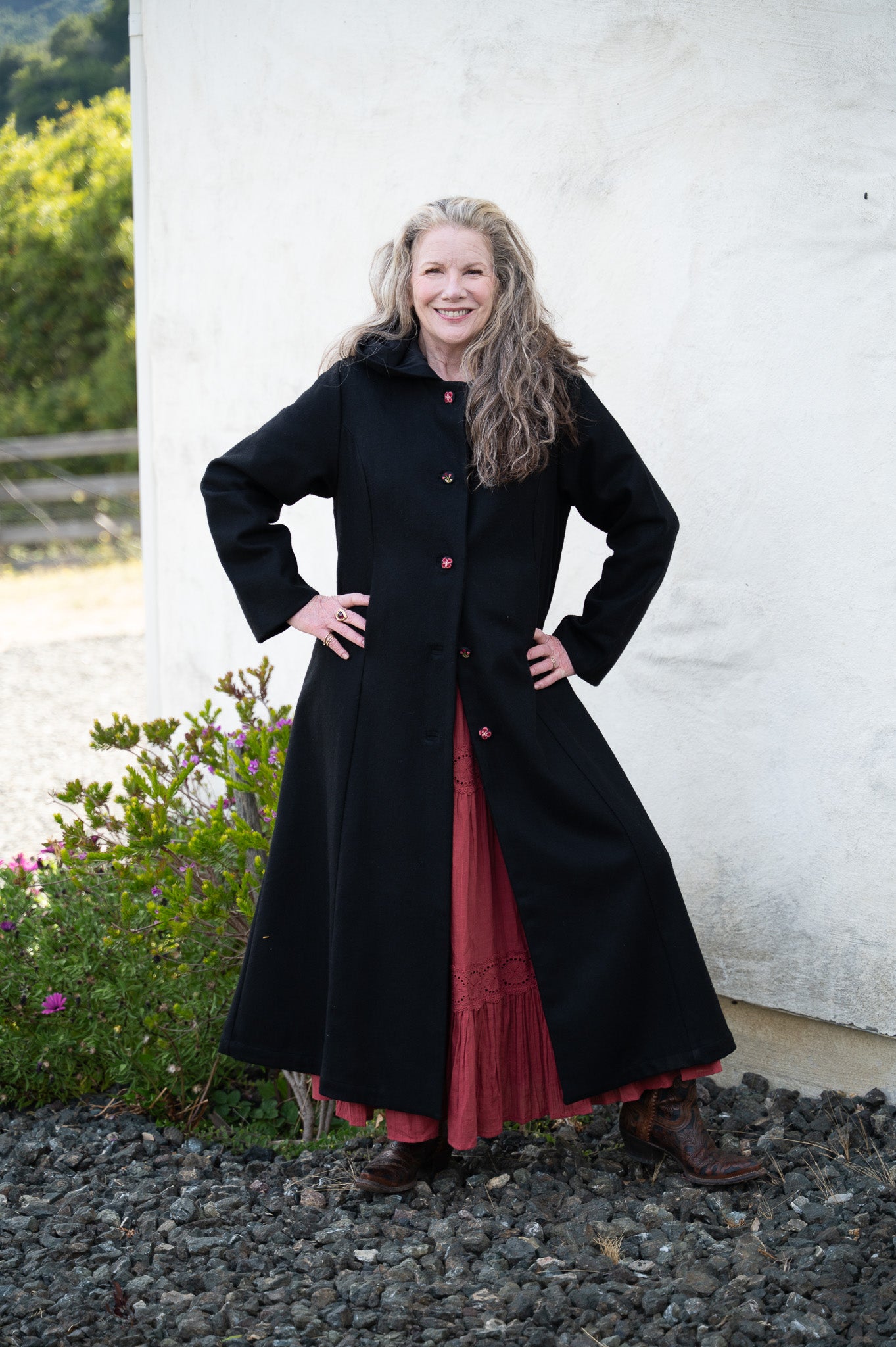 The Bramble Rose Jacket in Black