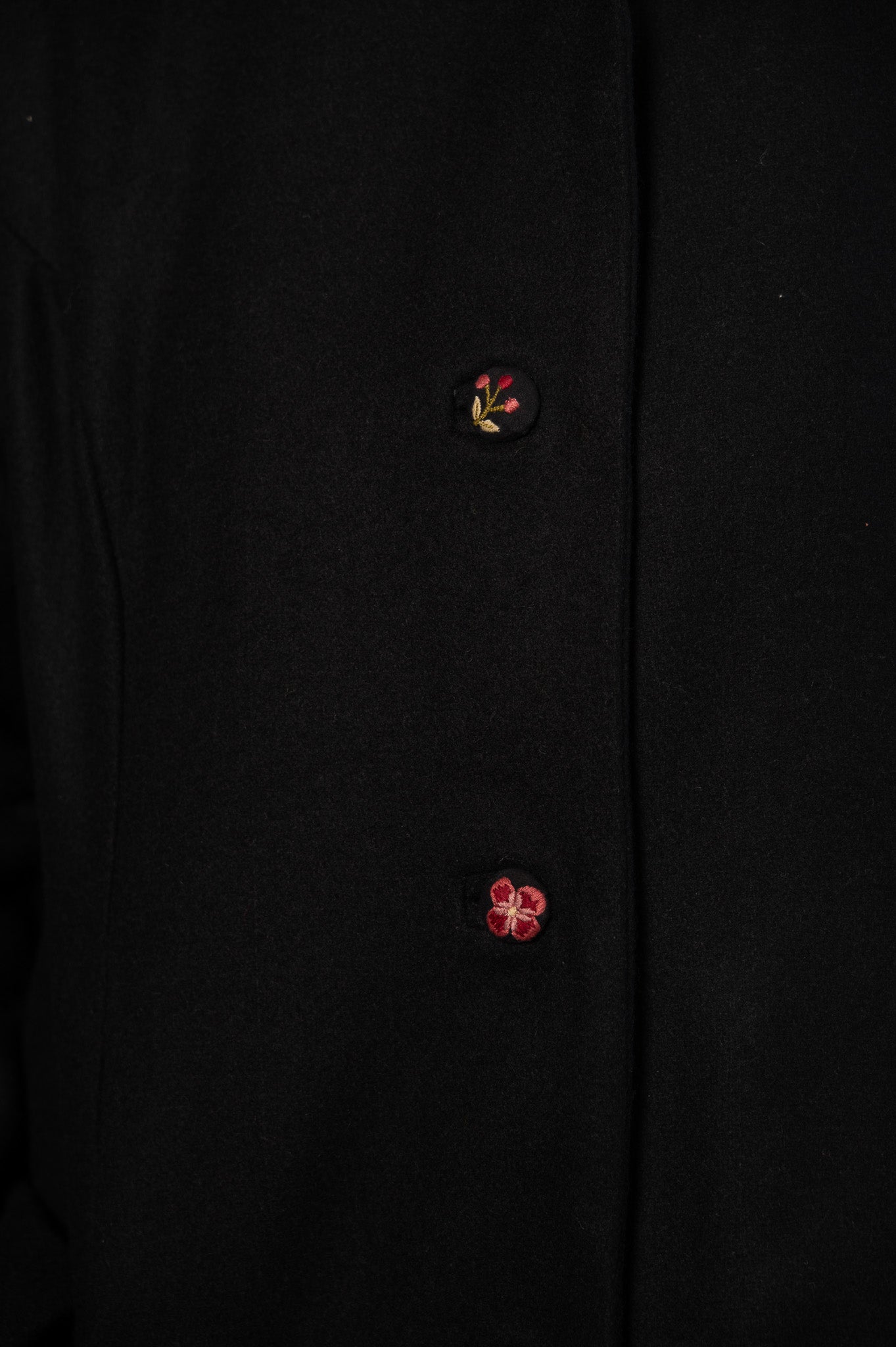 The Bramble Rose Jacket in Black