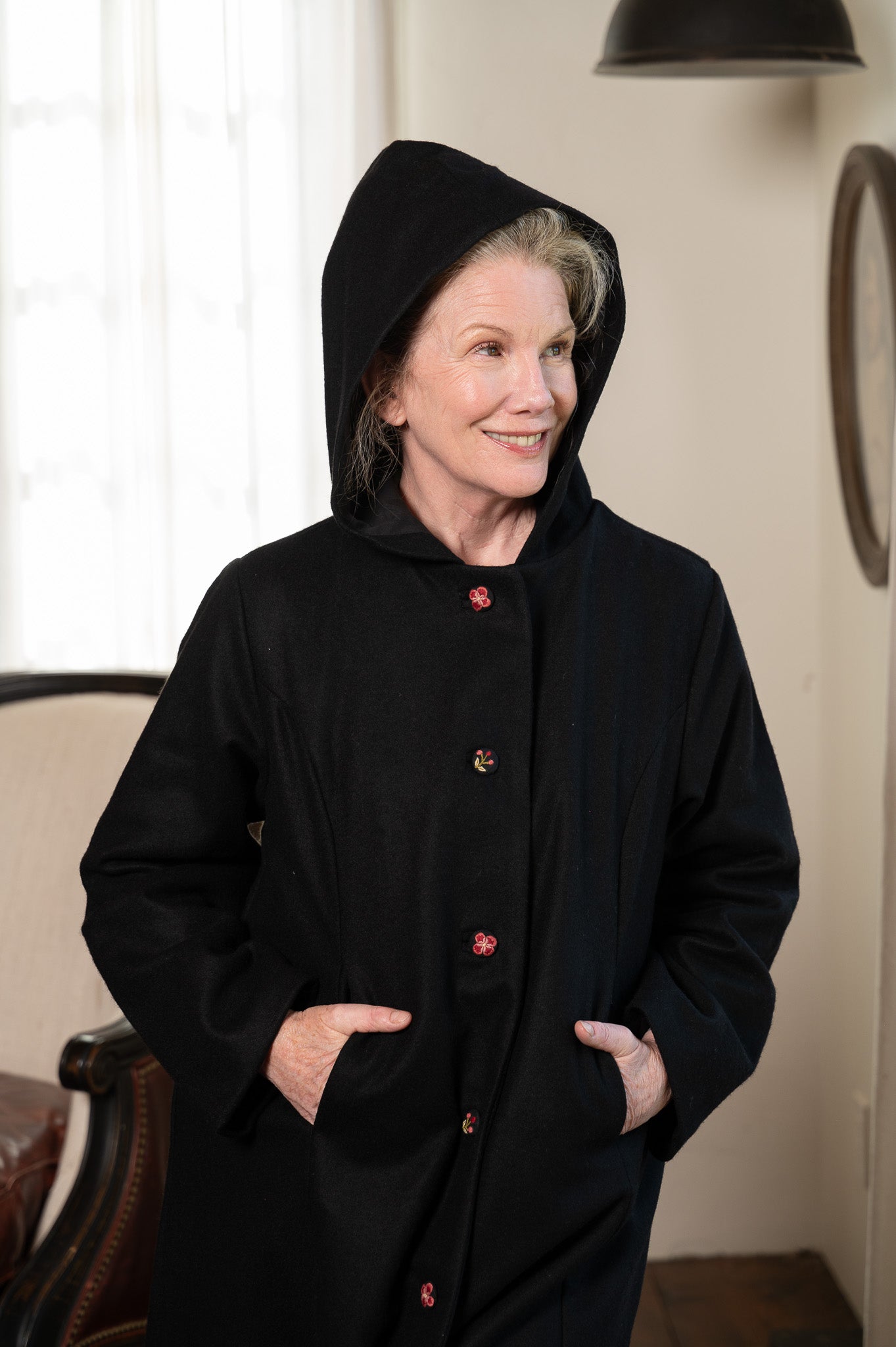 The Bramble Rose Jacket in Black