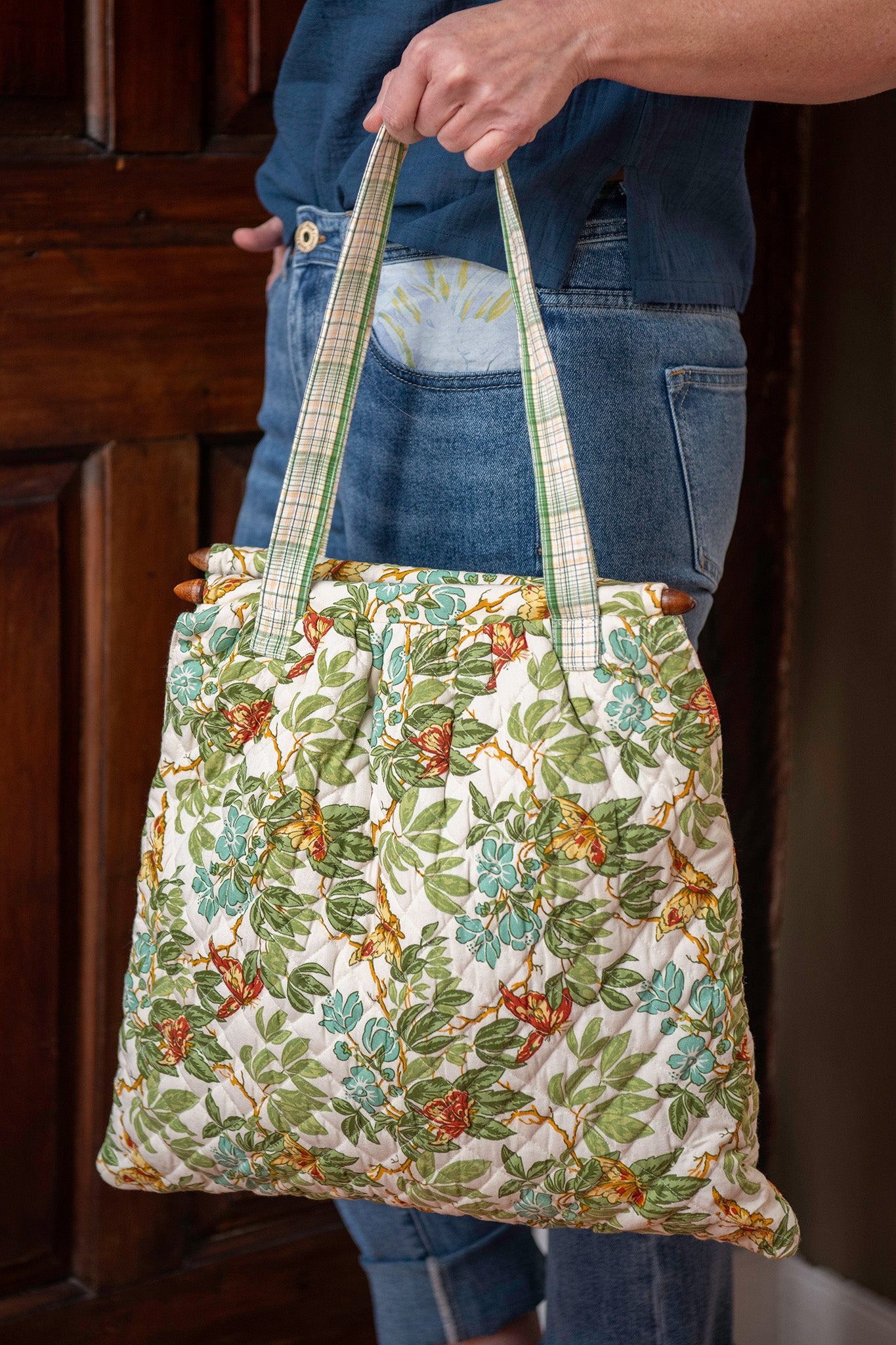 Butterfly Garden Knitting Bag