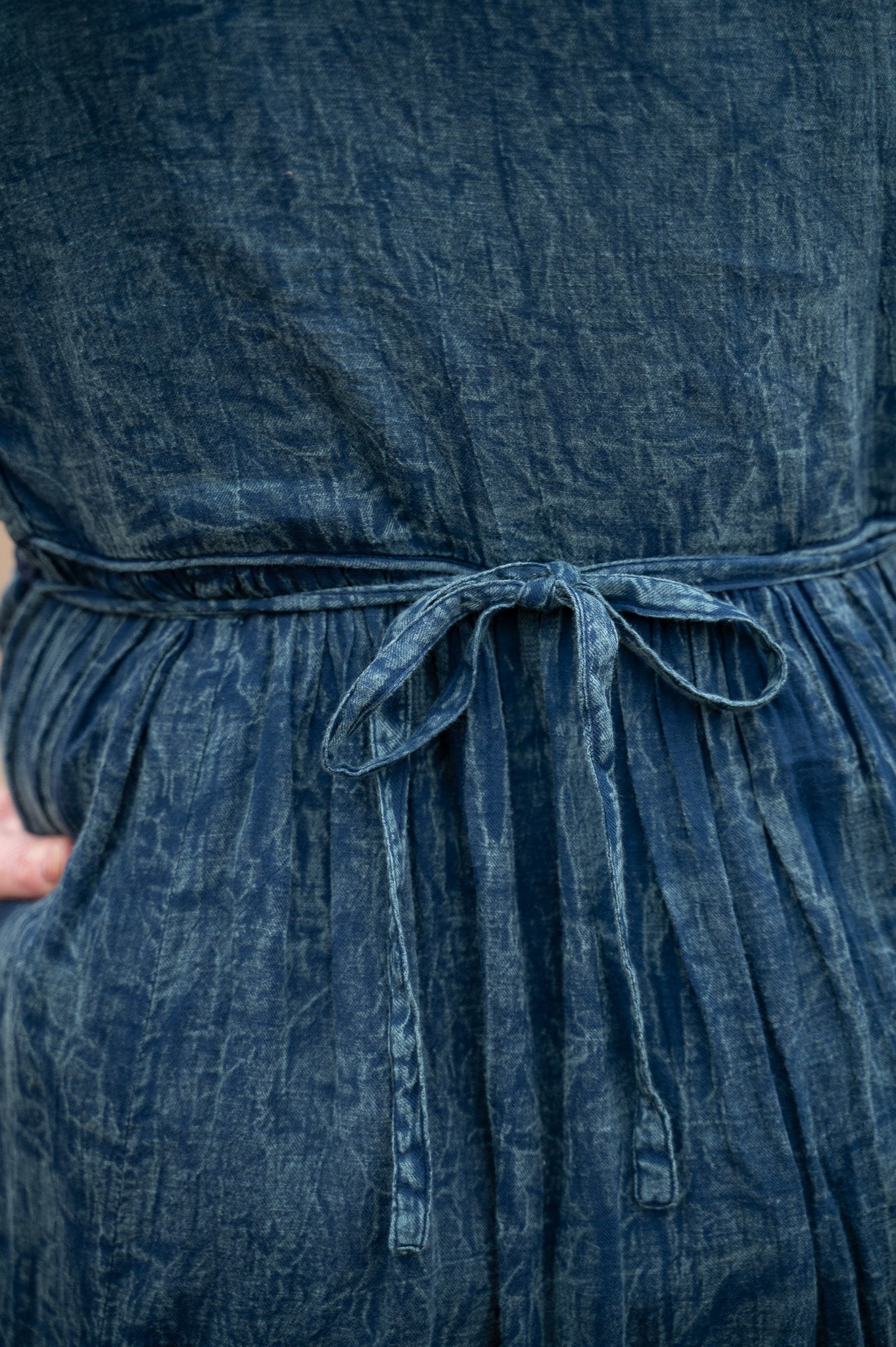 Celeste Dress in Dark Blue