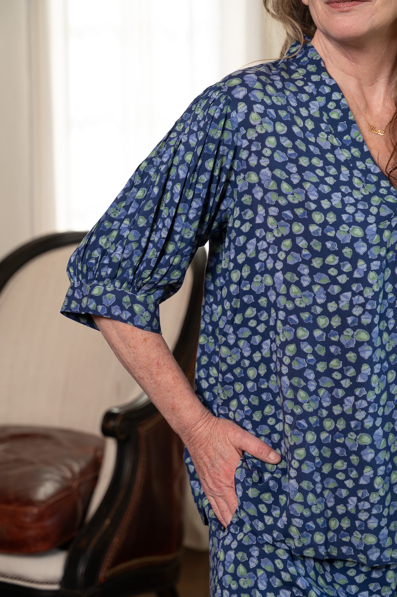 Conflower Fog Pajama Set