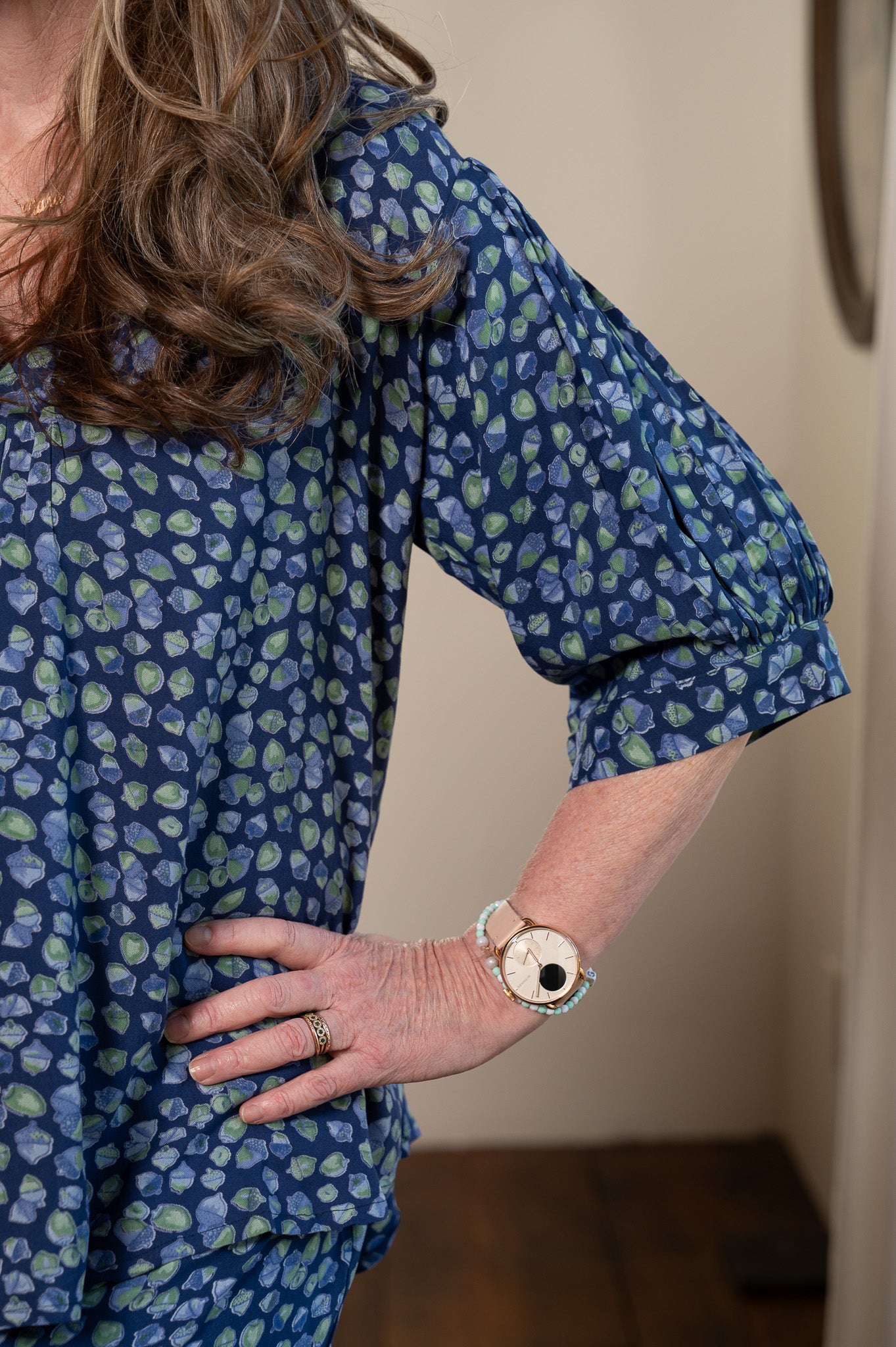 Conflower Fog Pajama Set