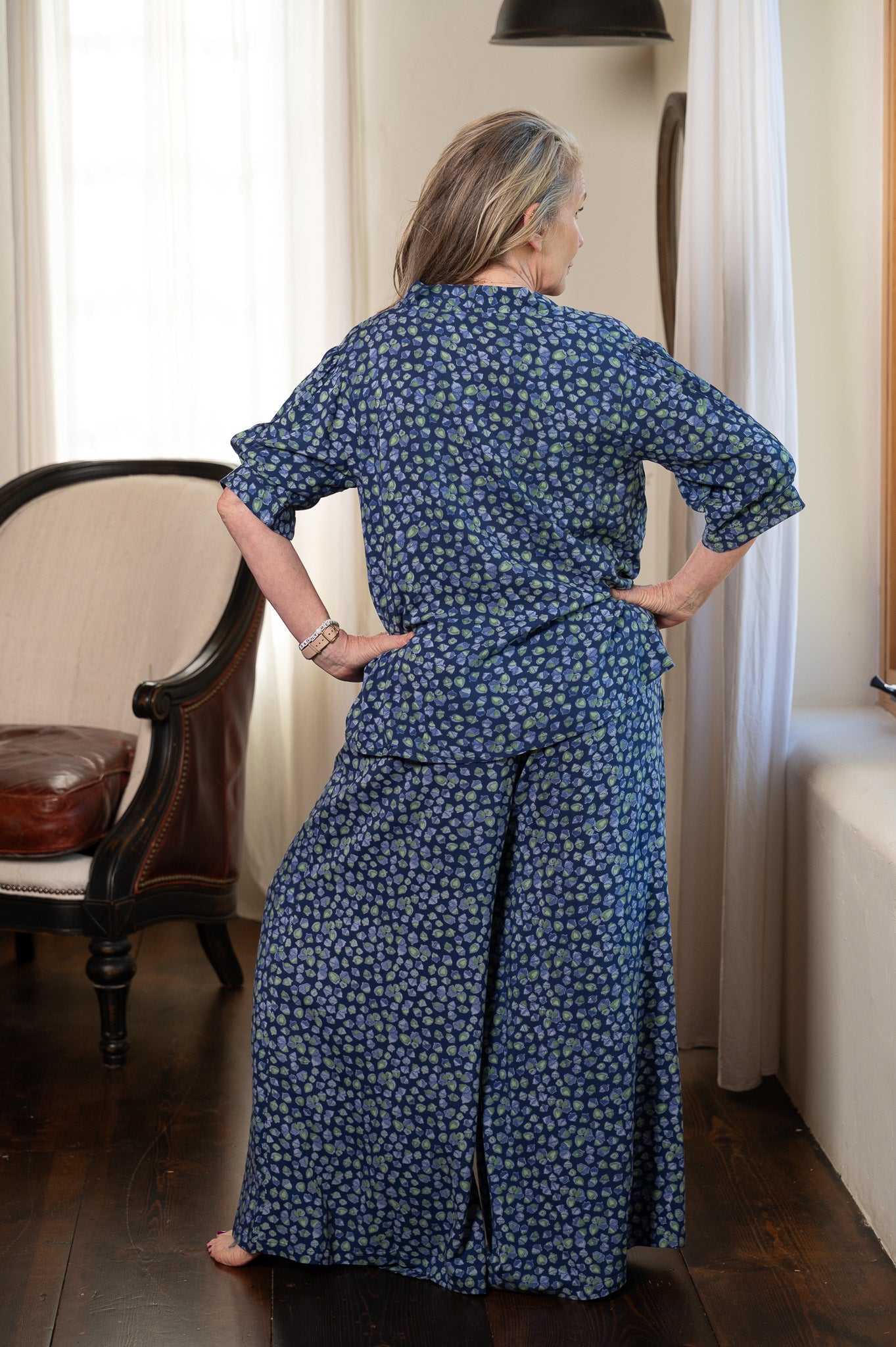 Conflower Fog Pajama Set