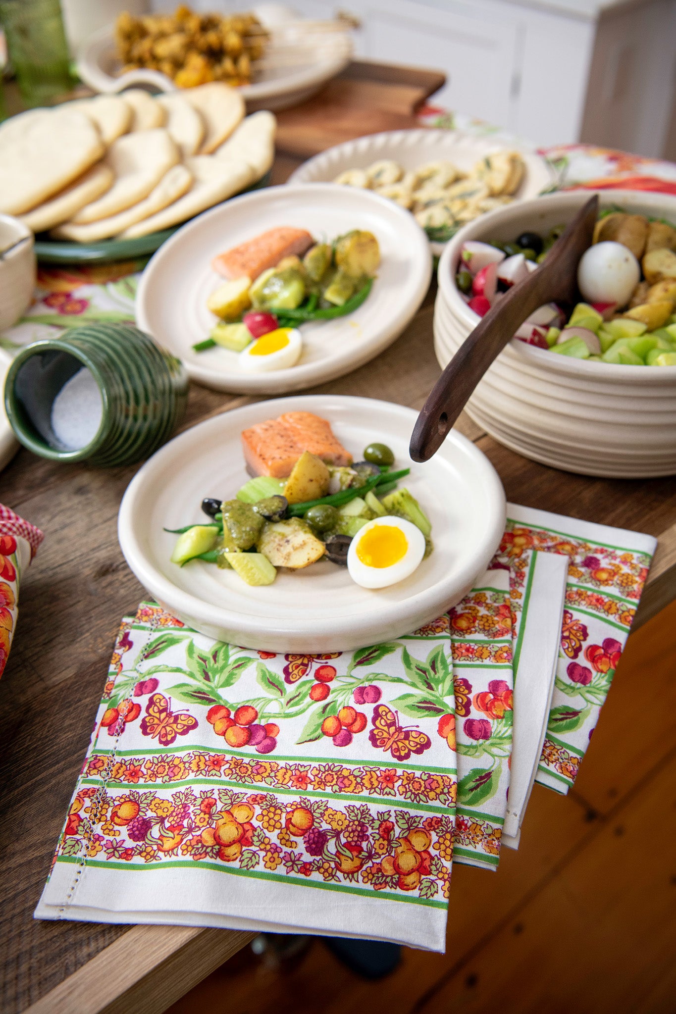 Cornucopia Luncheon Napkins, Set of 4