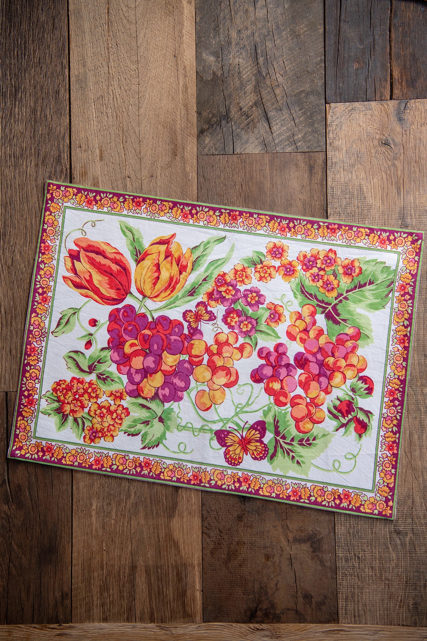 Cornucopia Canvas Placemats, Set of 4