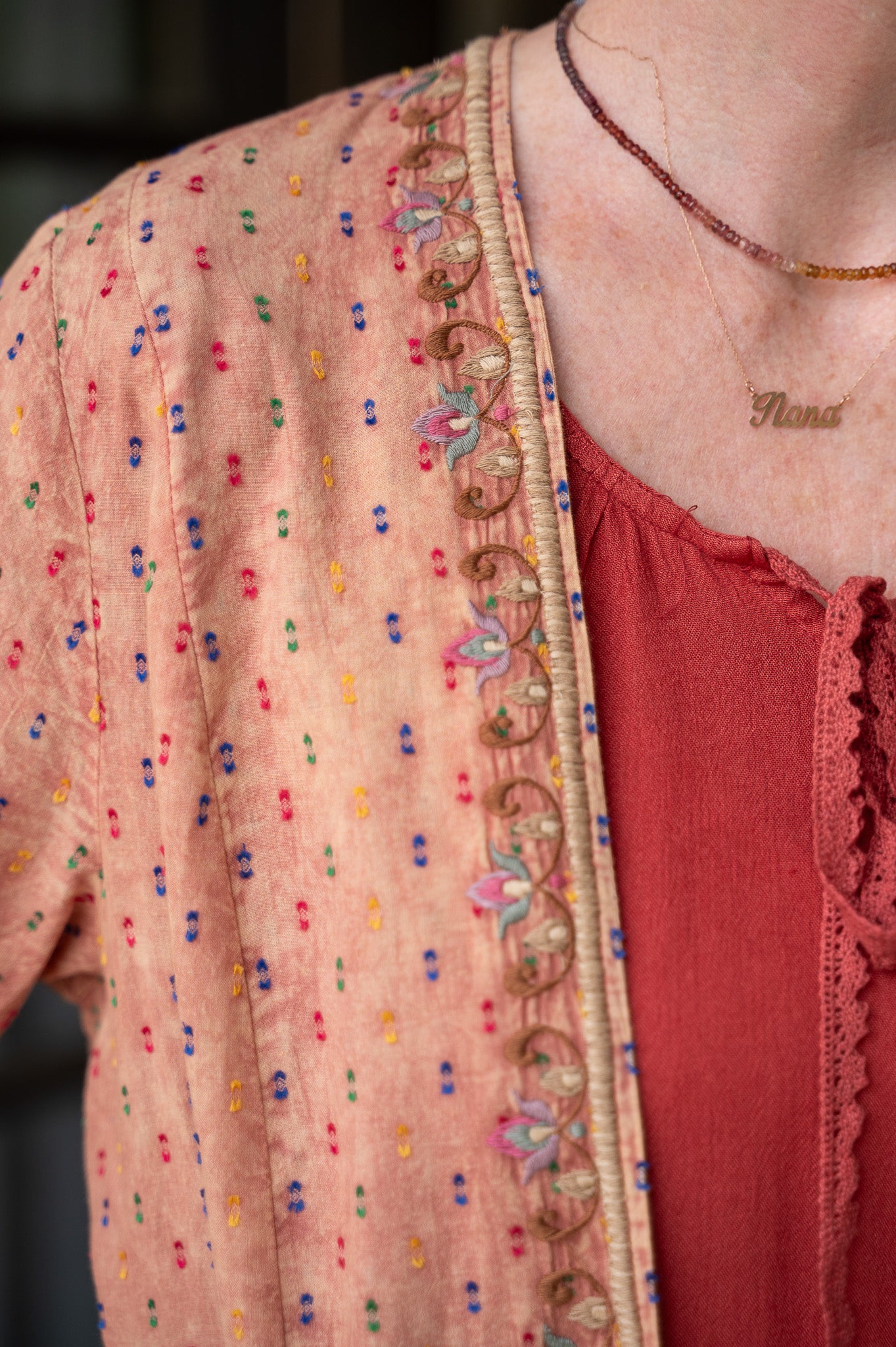 Curiosity Embroidered Duster