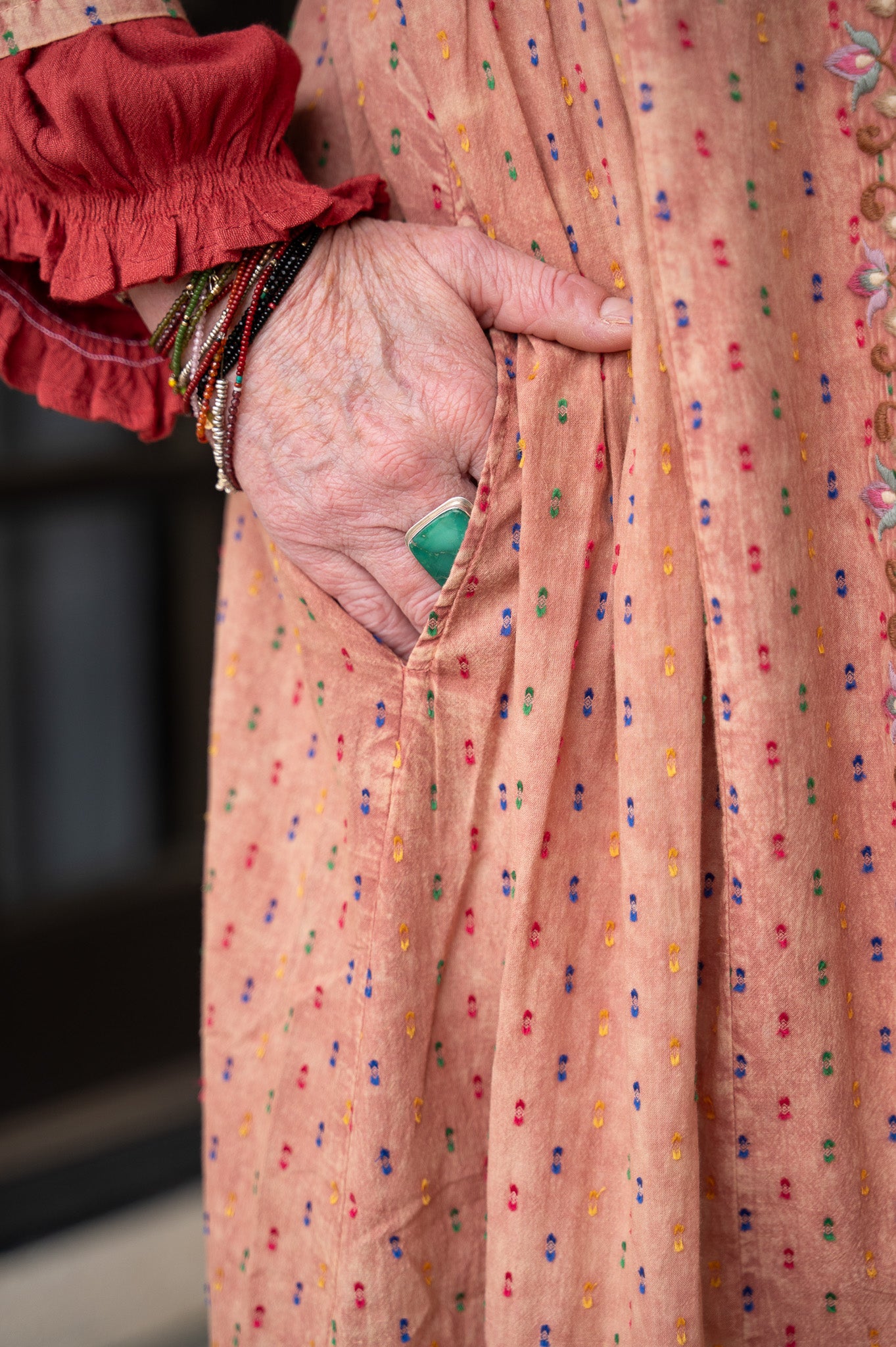 Curiosity Embroidered Duster