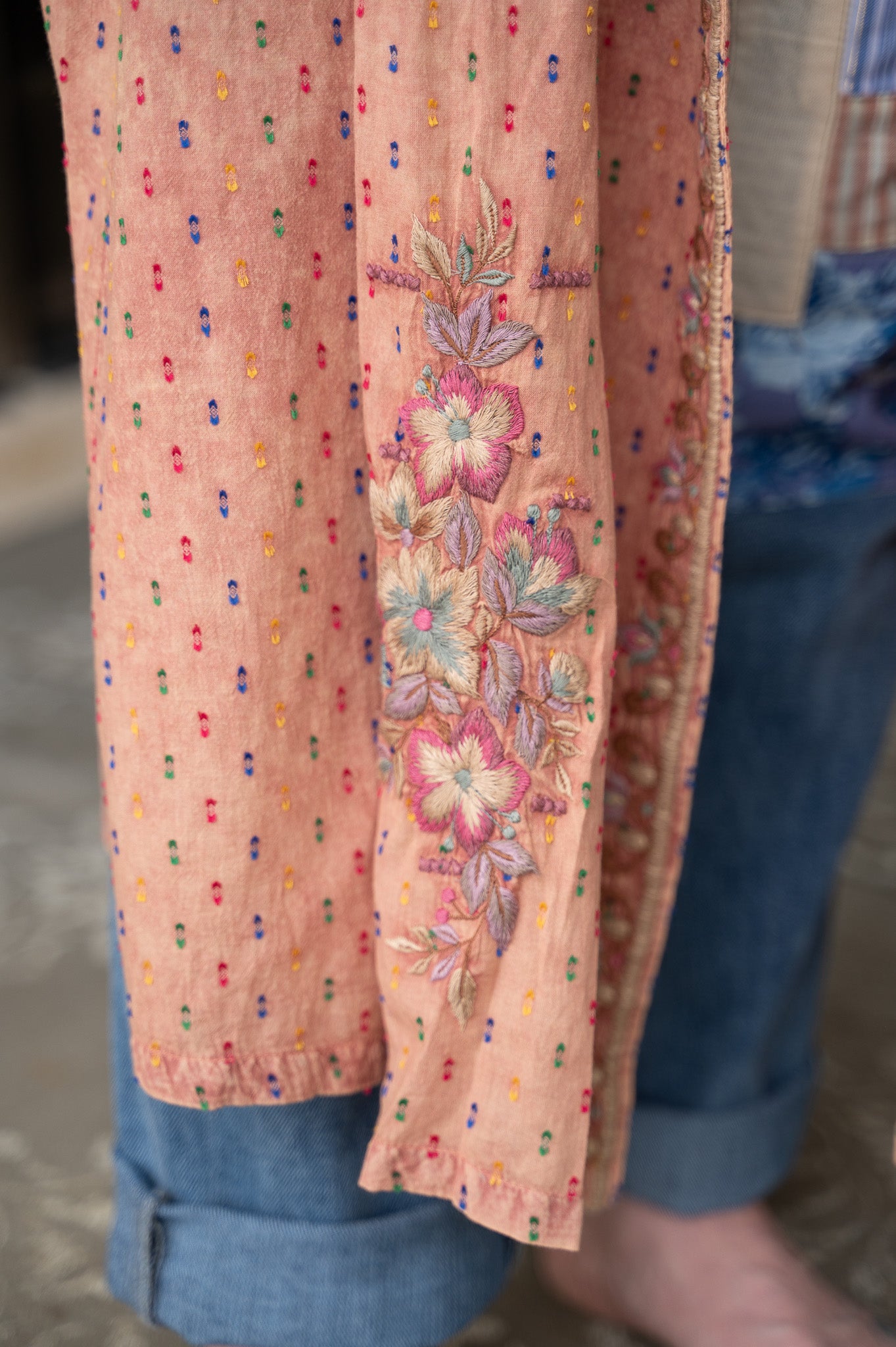 Curiosity Embroidered Duster