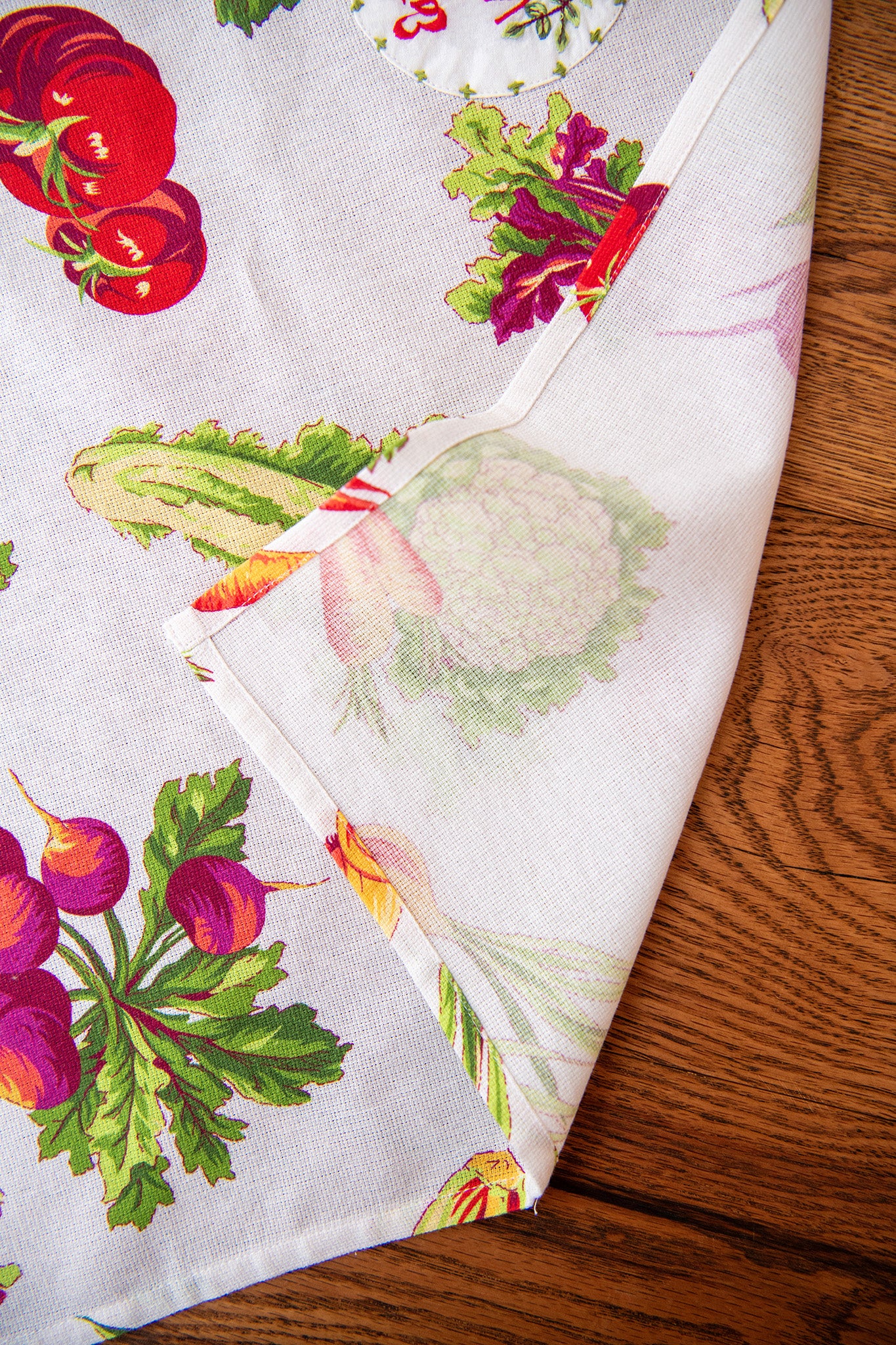 Farm Fresh Embroidered Tea Towels, Set of 2