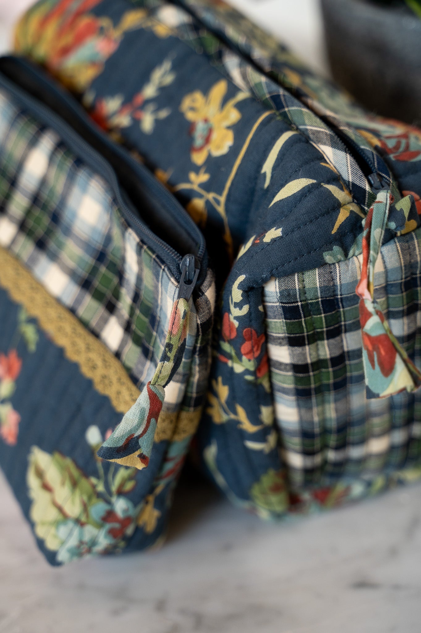 Eternal Rose Cosmetic Bags, Set of 2