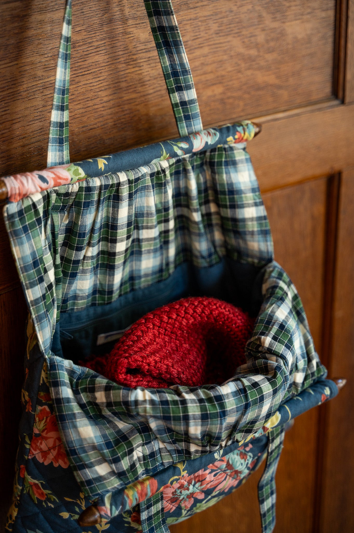 Eternal Rose Knitting Bag