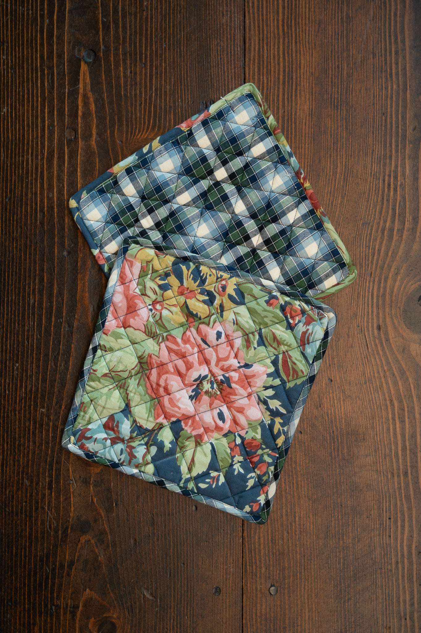 Eternal Rose Potholders, Set of 2