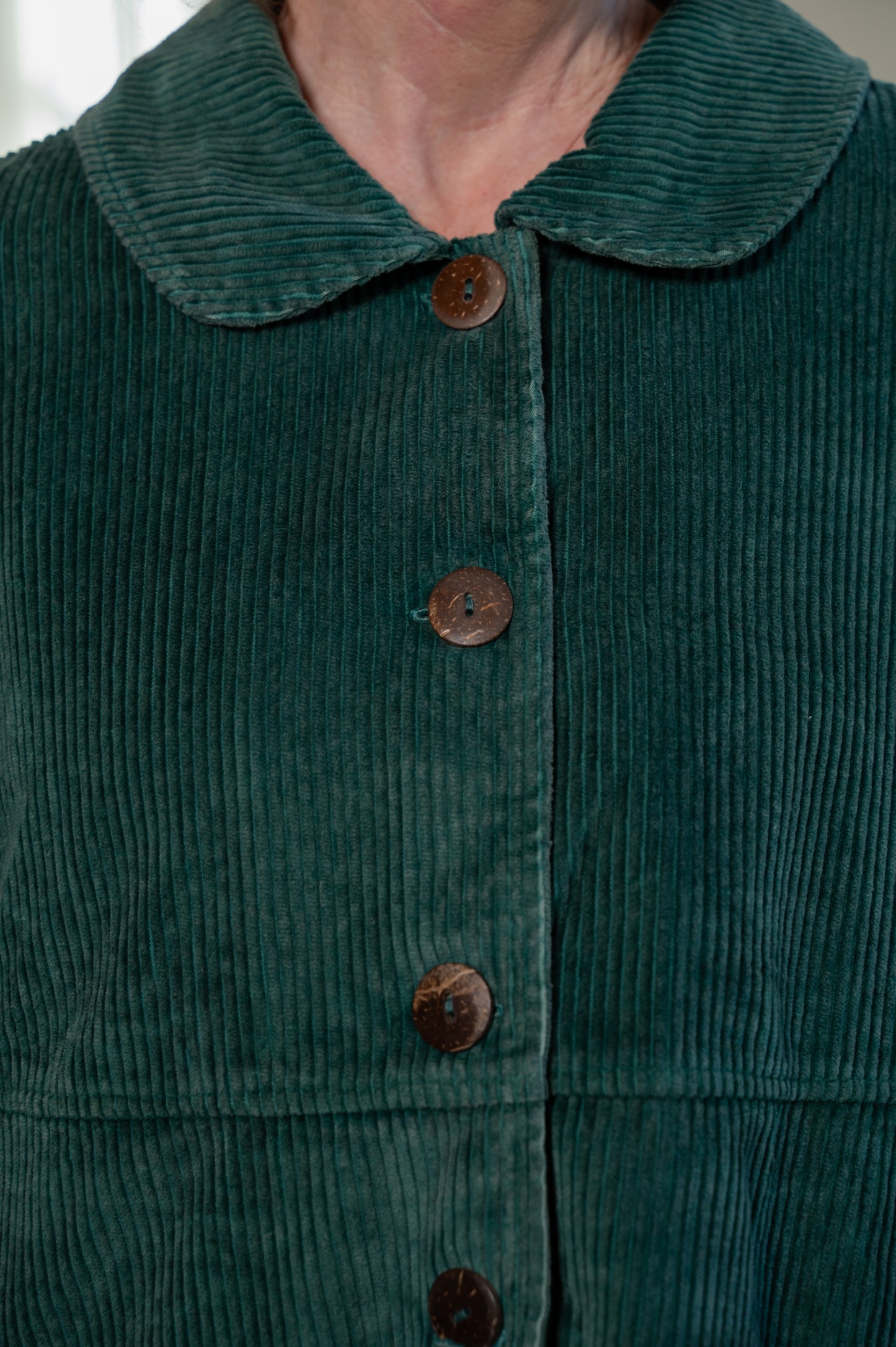 Farmer's Market Cord Jacket in Sunwashed Green