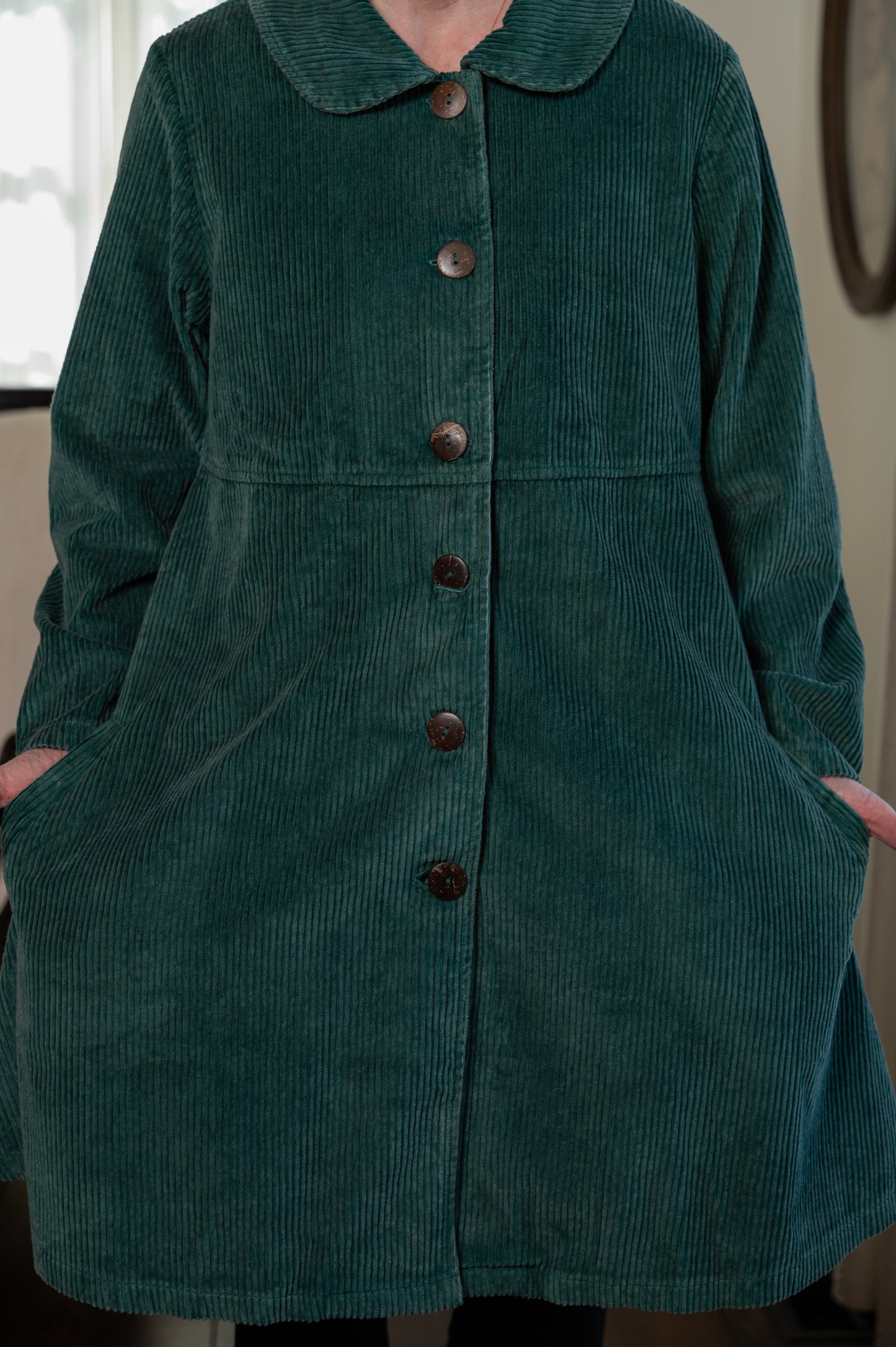 Farmer's Market Cord Jacket in Sunwashed Green