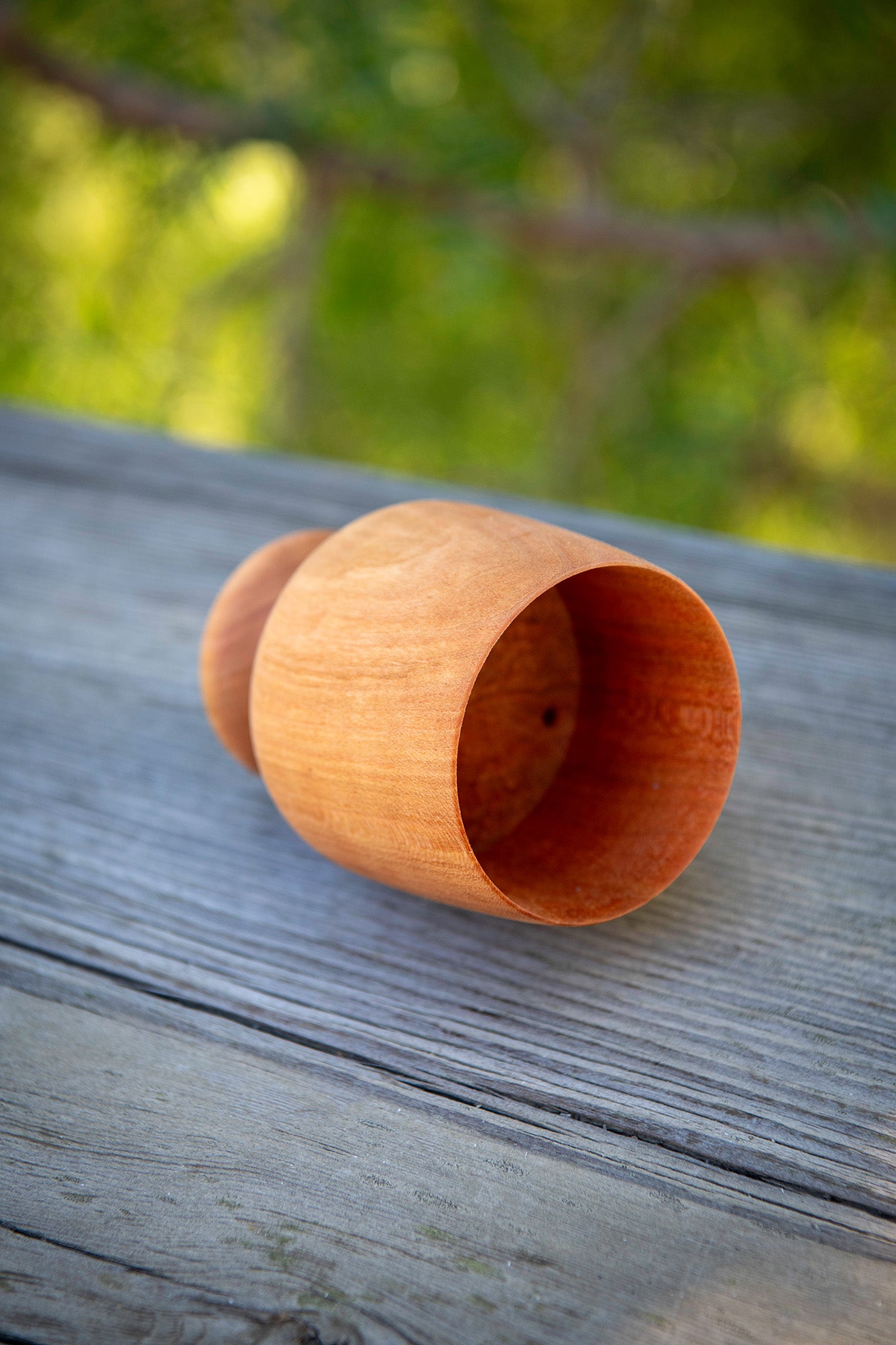 Fat Cat Biscuit Cutter in Cherrywood