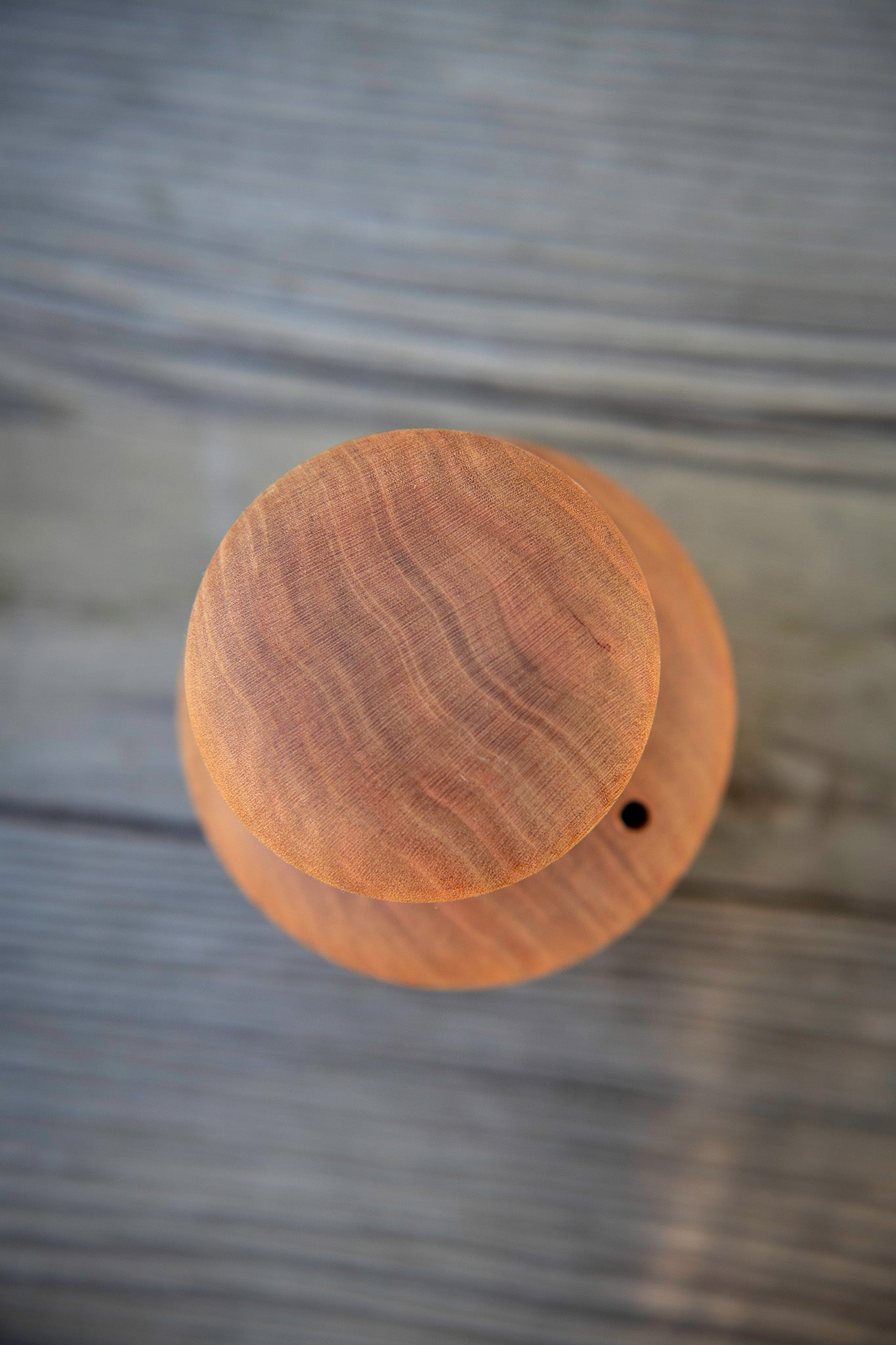 Fat Cat Biscuit Cutter in Cherrywood