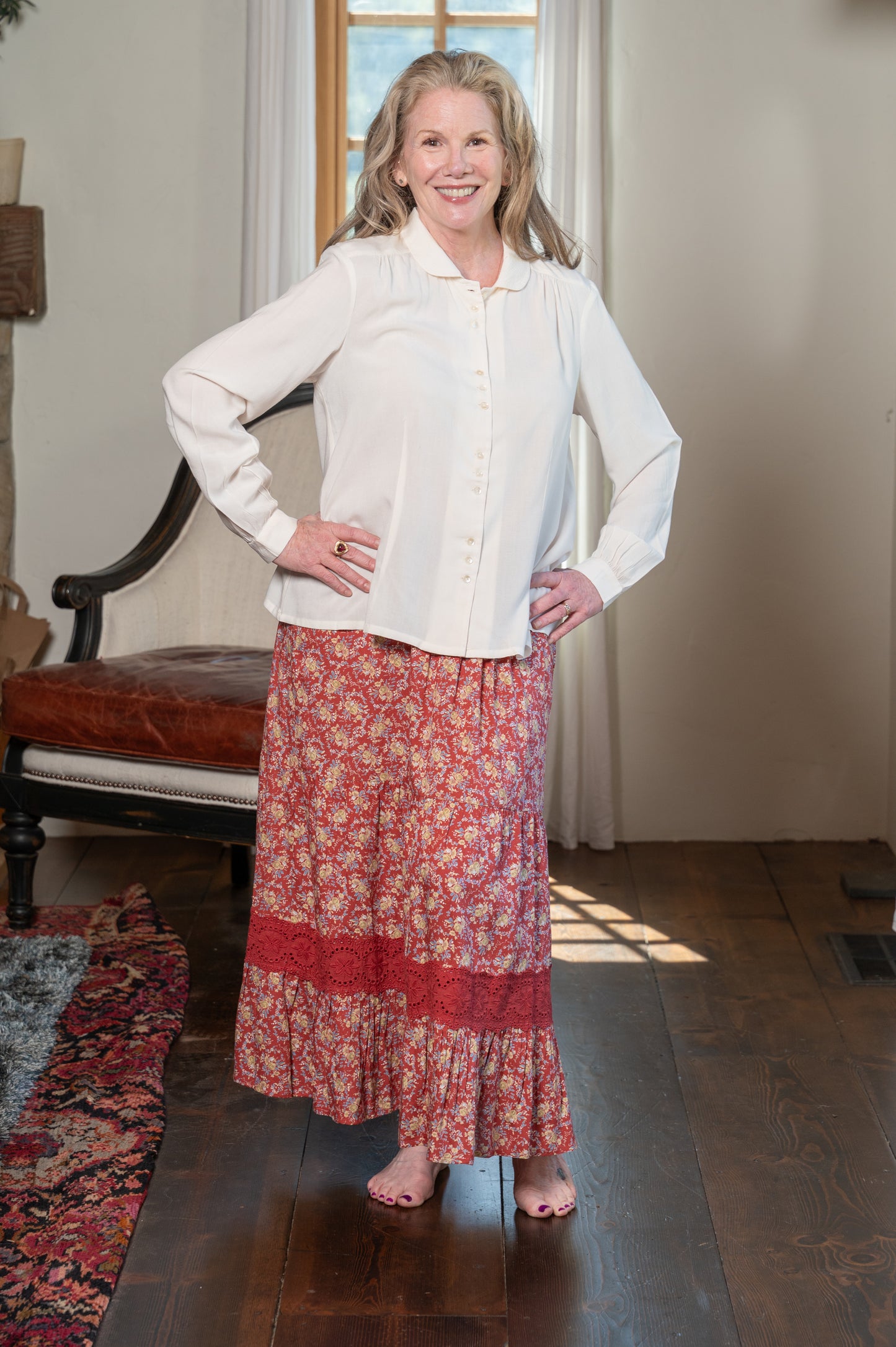 Friendship Blouse in Ecru