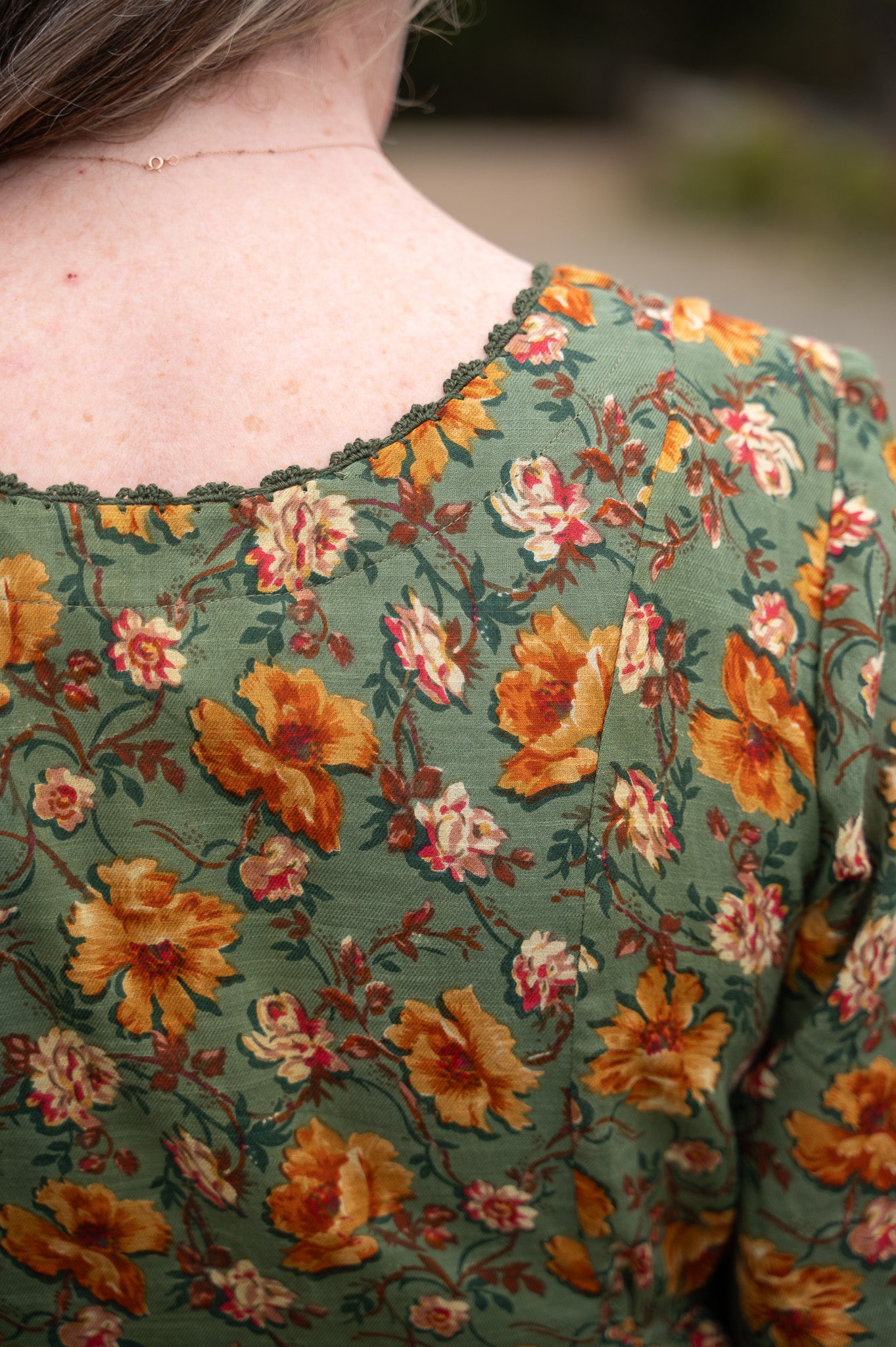 The Golden Flower Dress