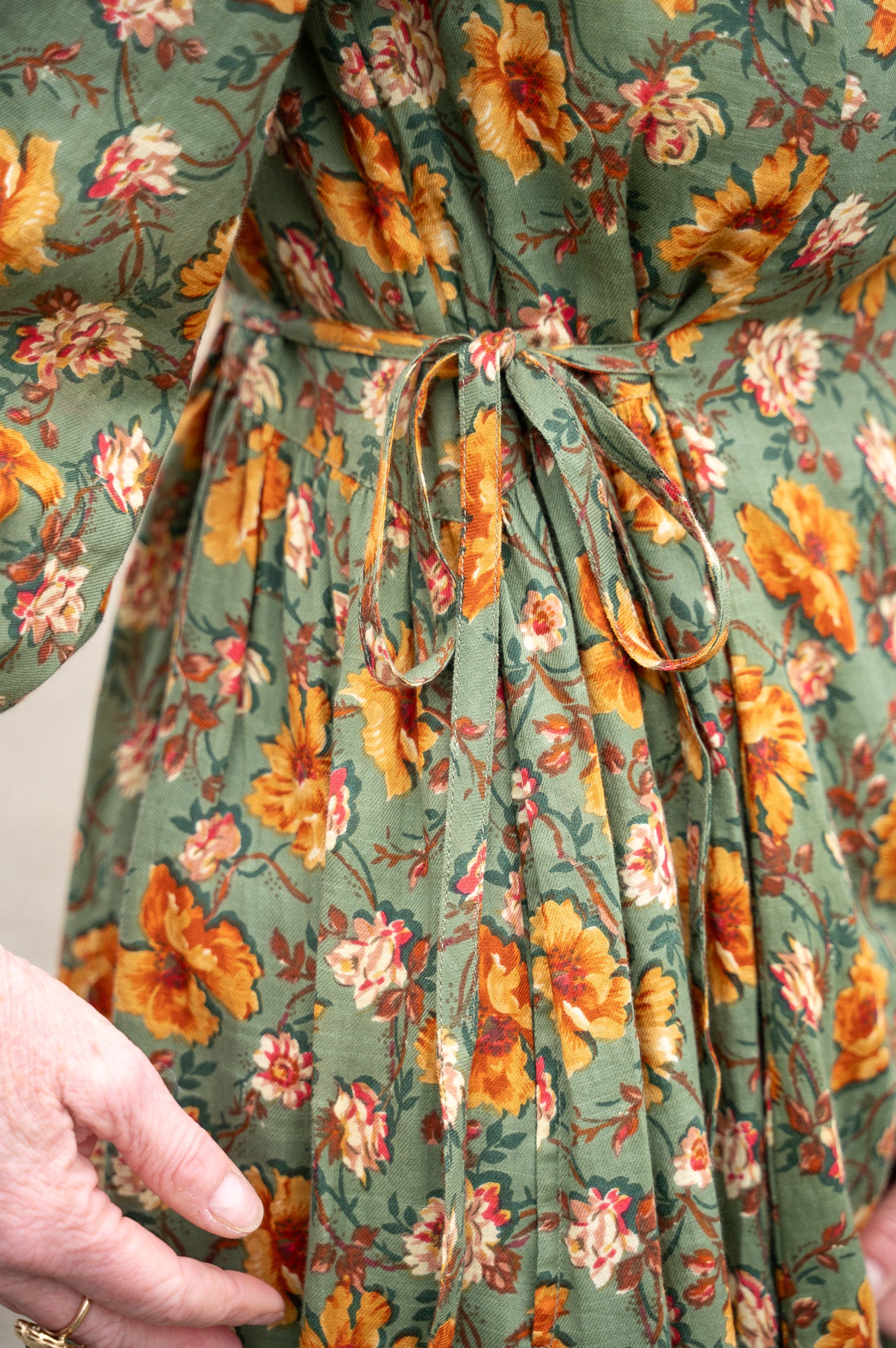 The Golden Flower Dress
