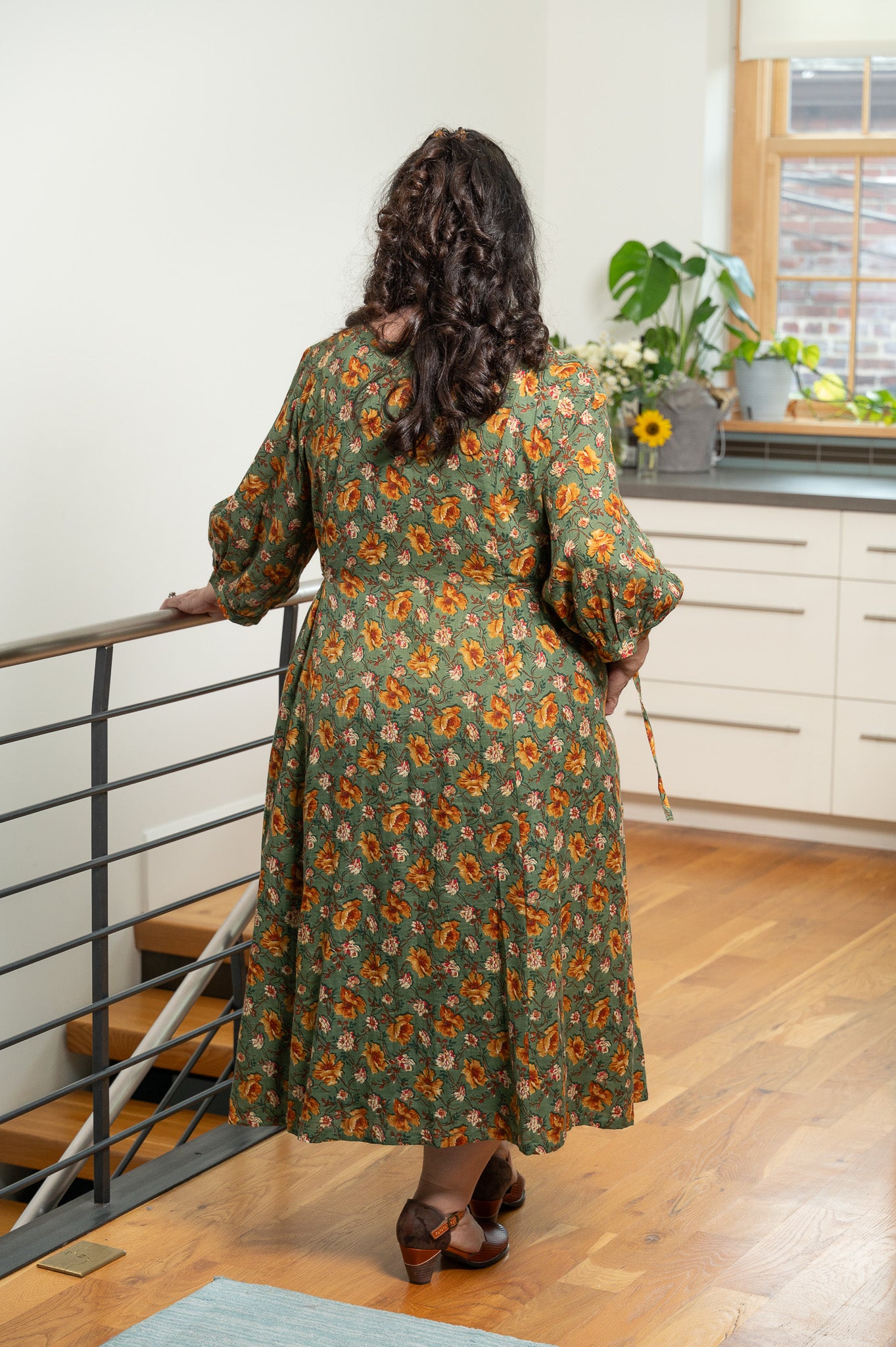 The Golden Flower Dress