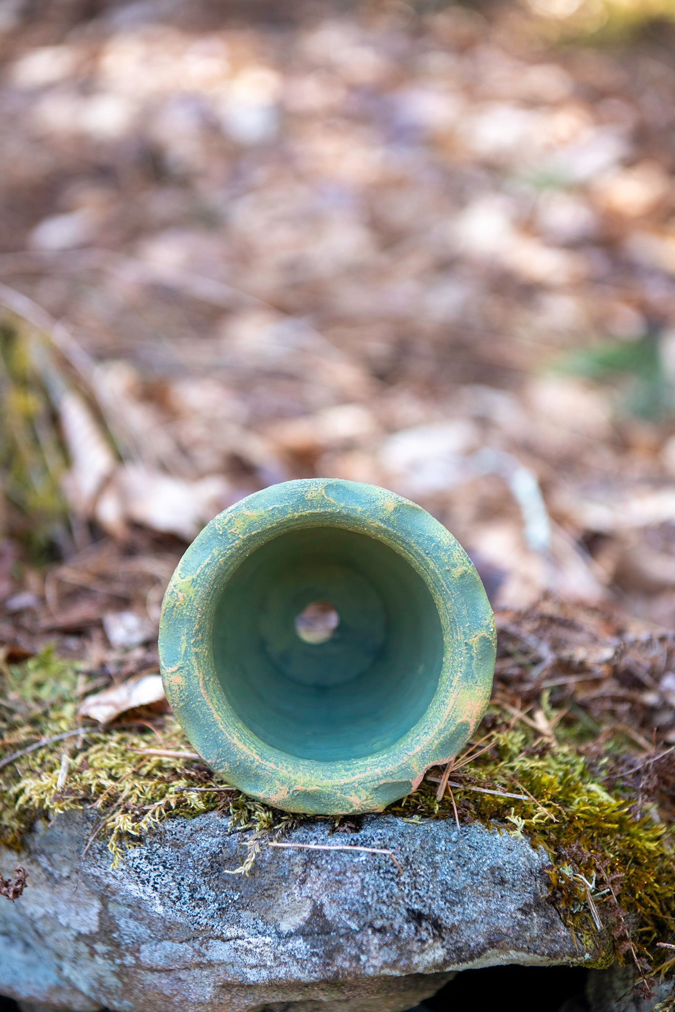 Galena Garden Pot in Washed Green — Mini, Set of 3