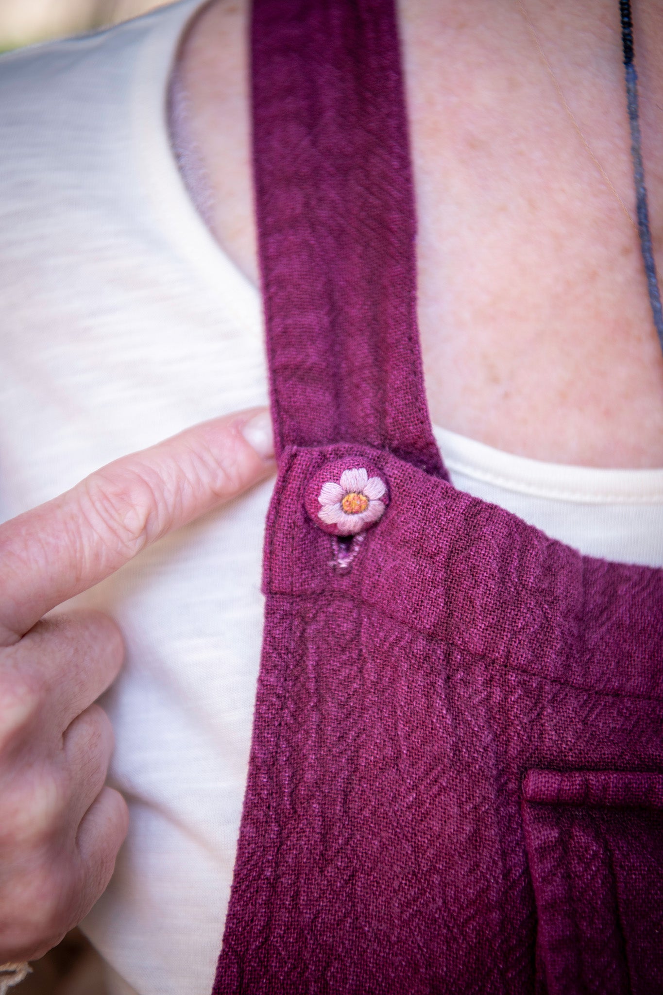 Hannah Jumpsuit in Beet