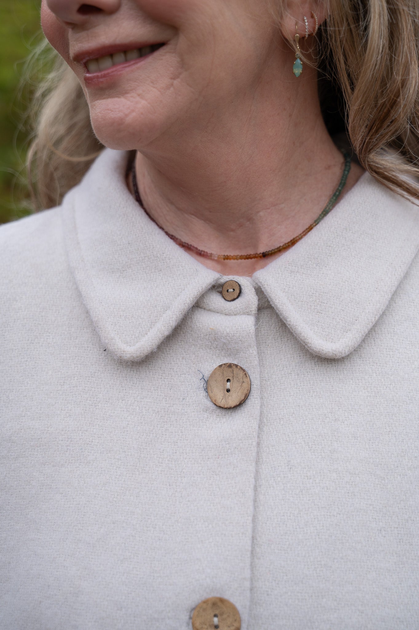 The Hearthside Jacket in Winter White