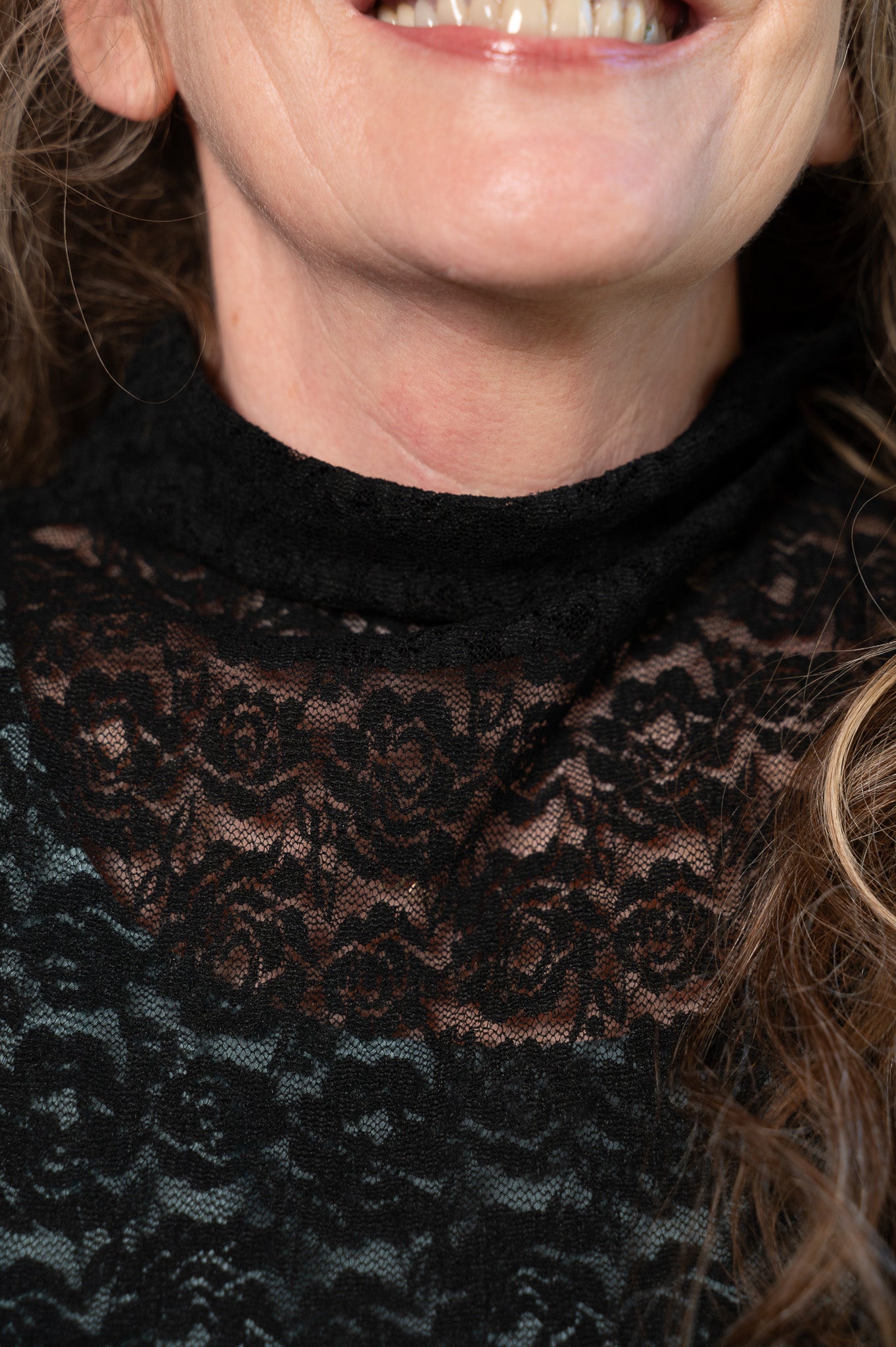 The Heirloom Lace Tee in Black